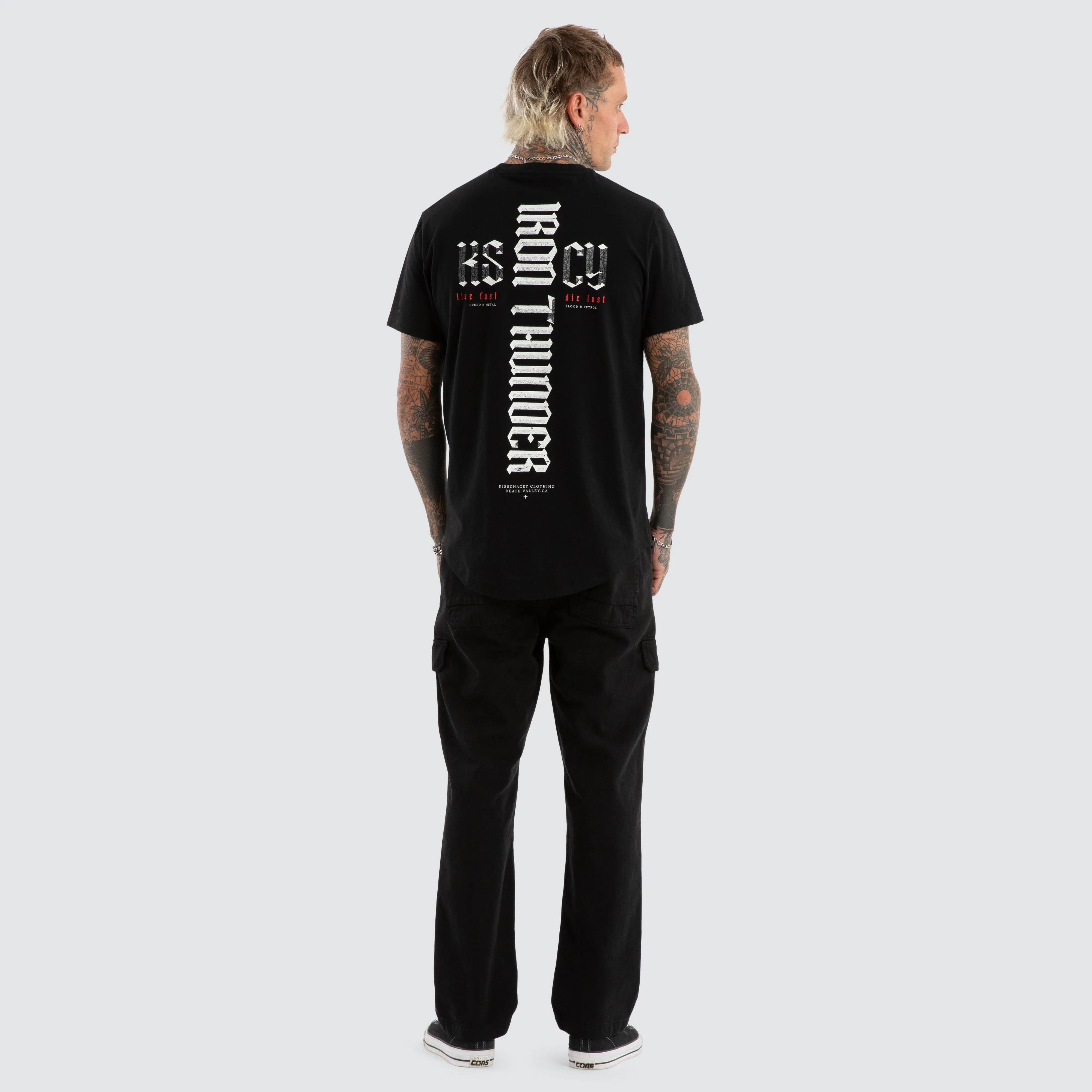 Iron Thunder Dual Curved Tee Jet Black sold by Neverland product image thumbnail 4