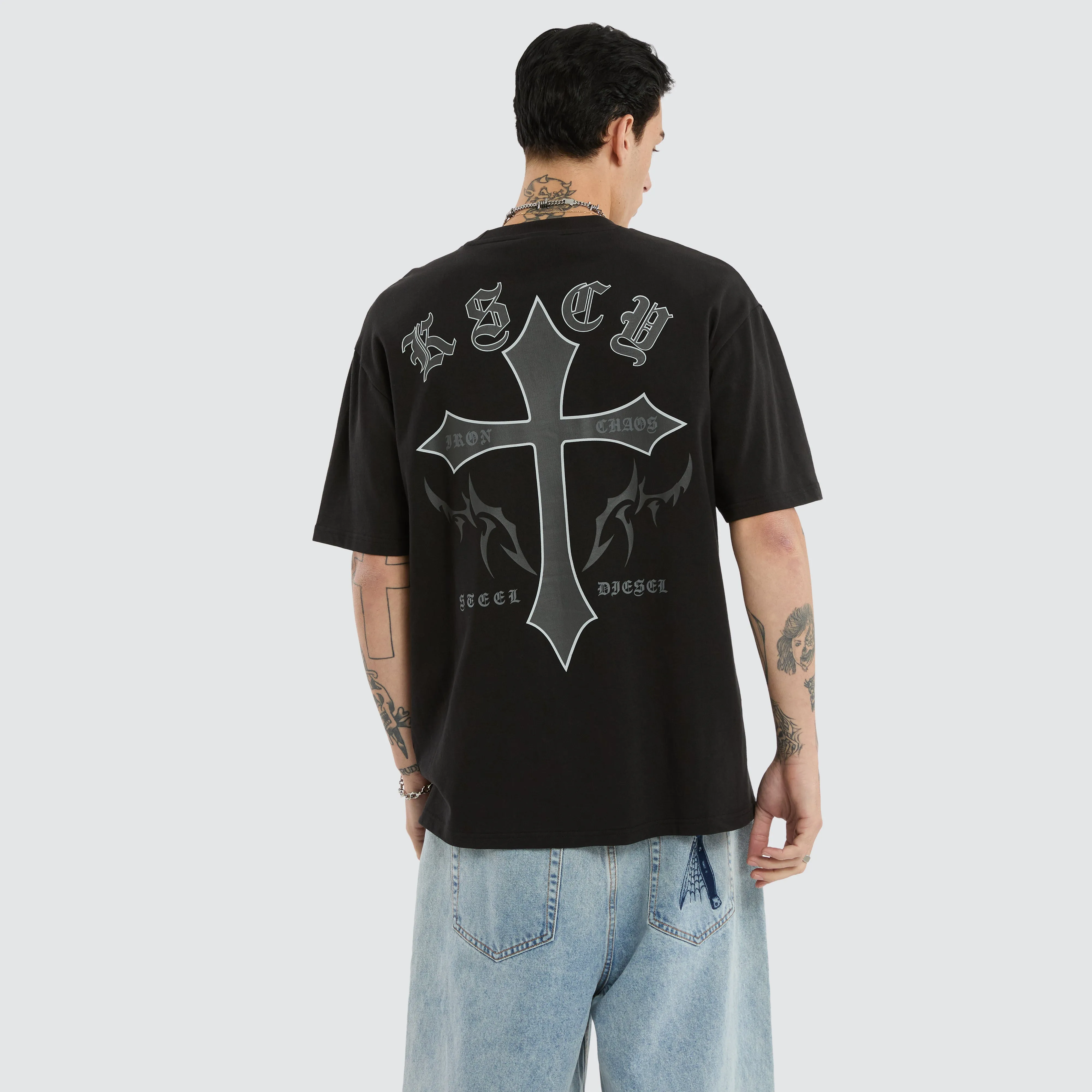 Lithium Box Fit Tee Jet Black sold by Neverland