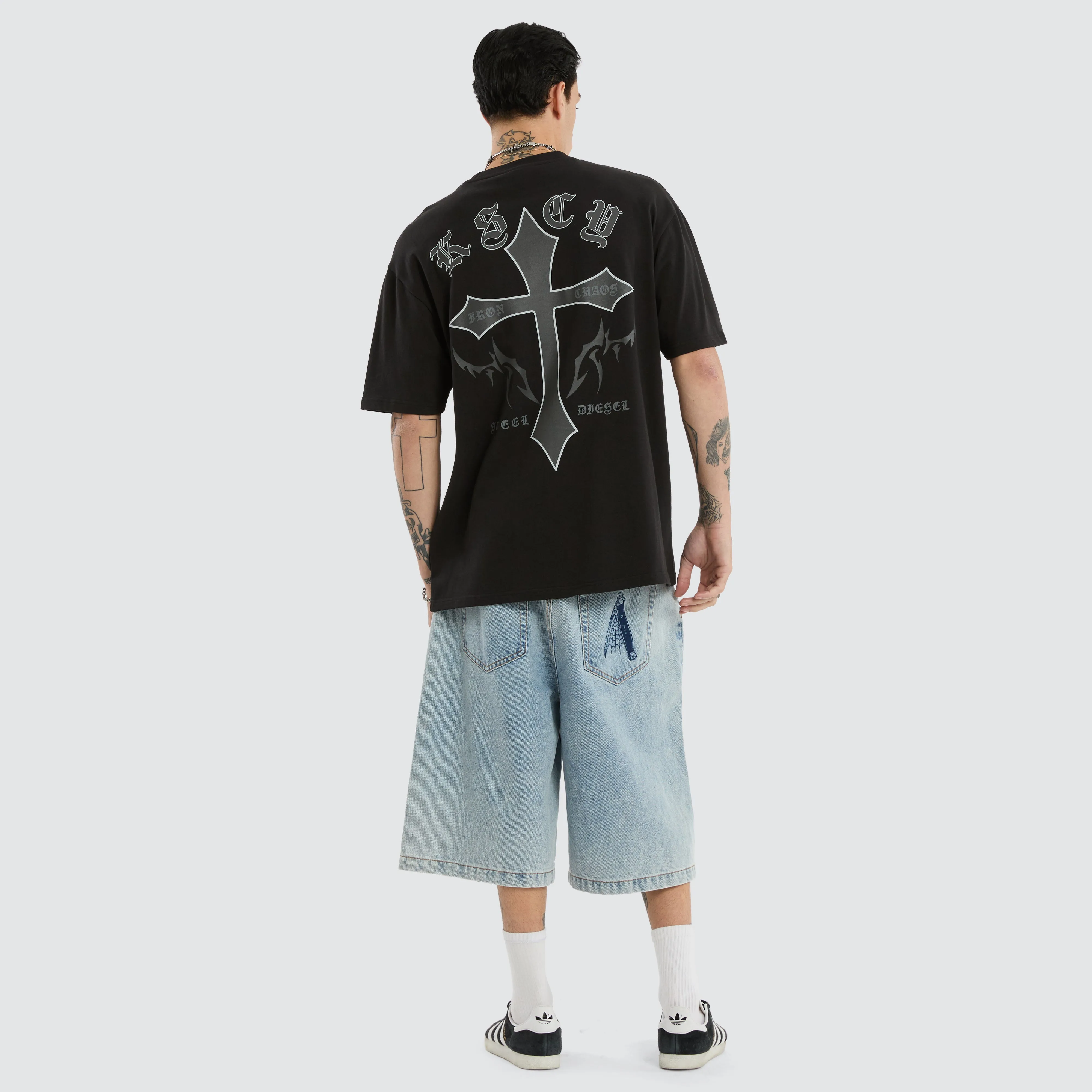 Lithium Box Fit Tee Jet Black sold by Neverland product image thumbnail 4
