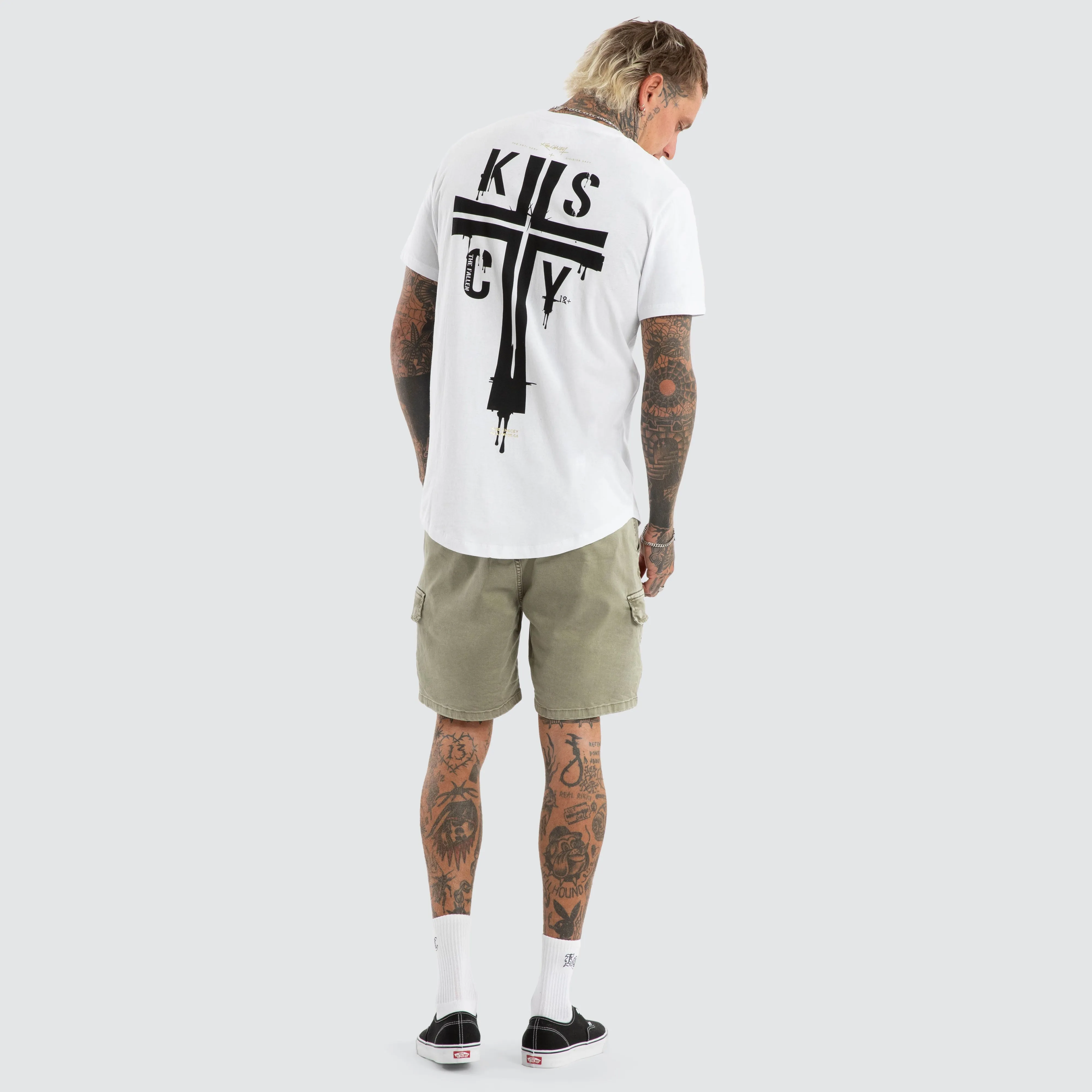 Alpha Dual Curved Tee Optical White sold by Neverland product image thumbnail 4