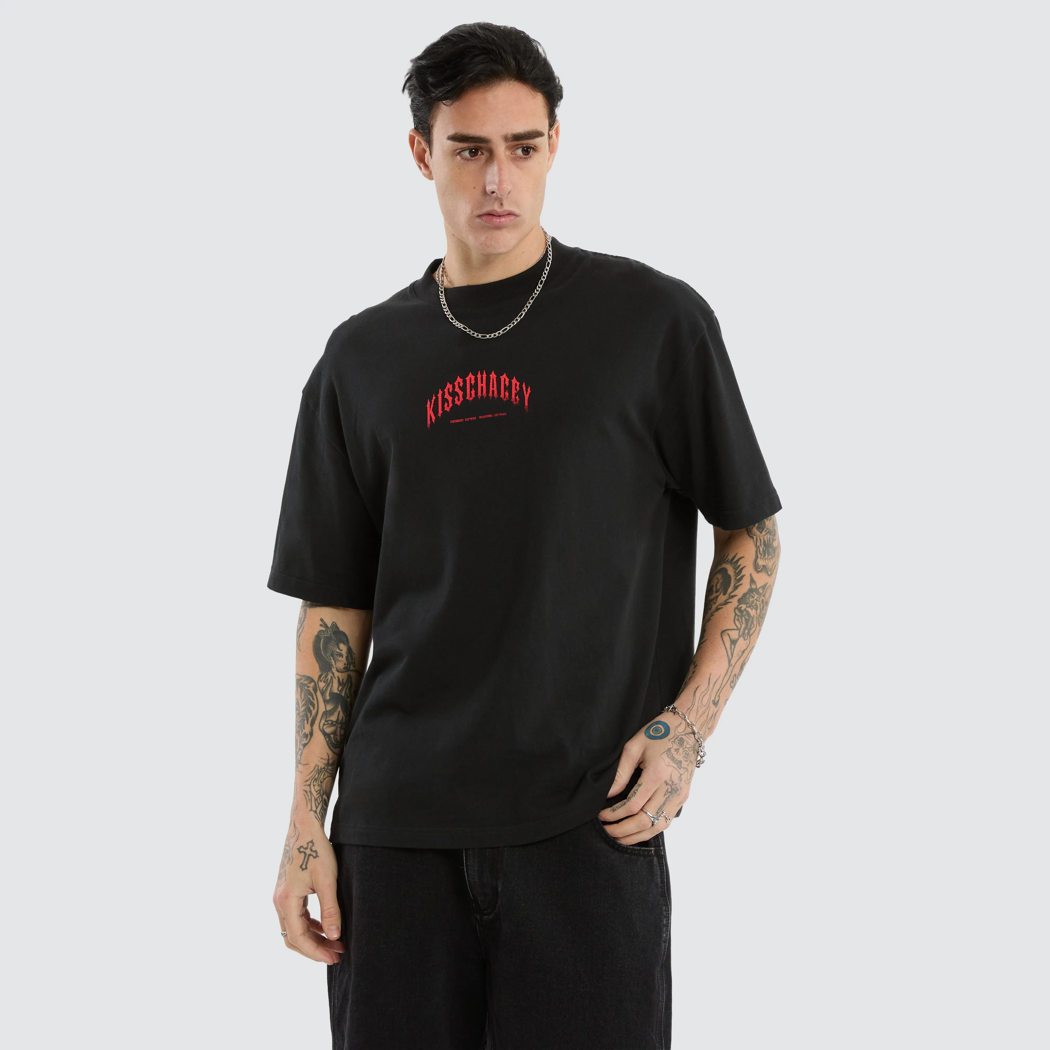Manor Street Tee Anthracite sold by Neverland product image thumbnail 3