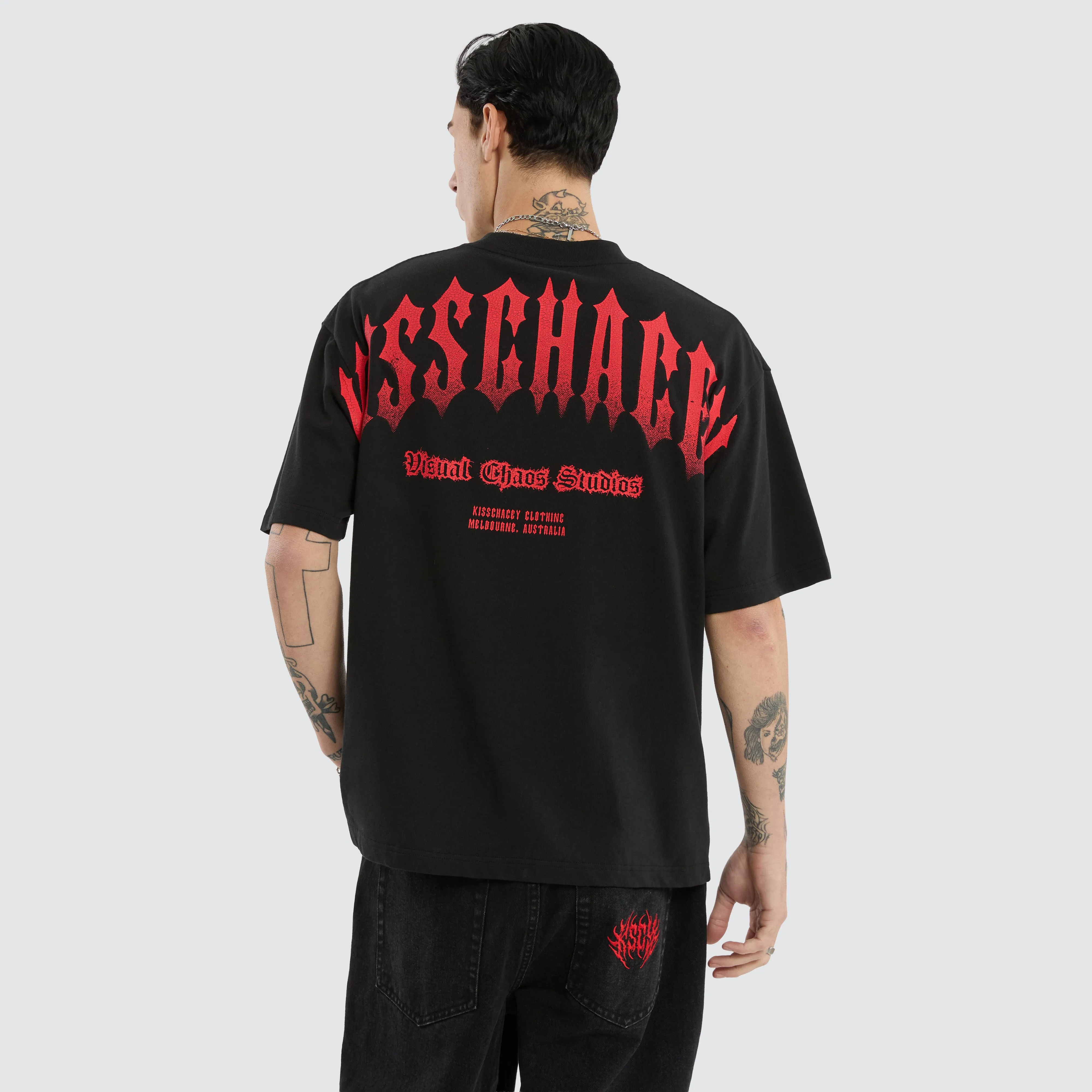 Manor Street Tee Anthracite sold by Neverland