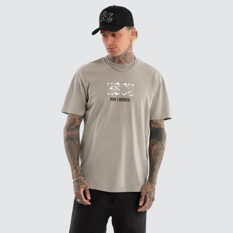 Shine Relaxed Tee Mineral Elephant Grey sold by Neverland