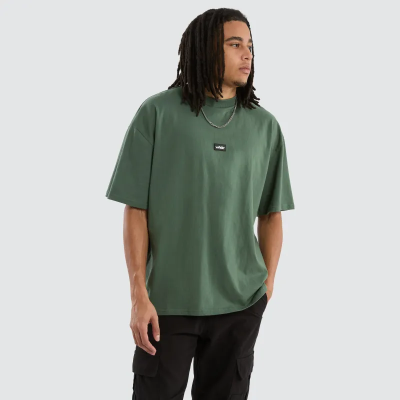 Soho Club Tee Dark Green sold by Neverland
