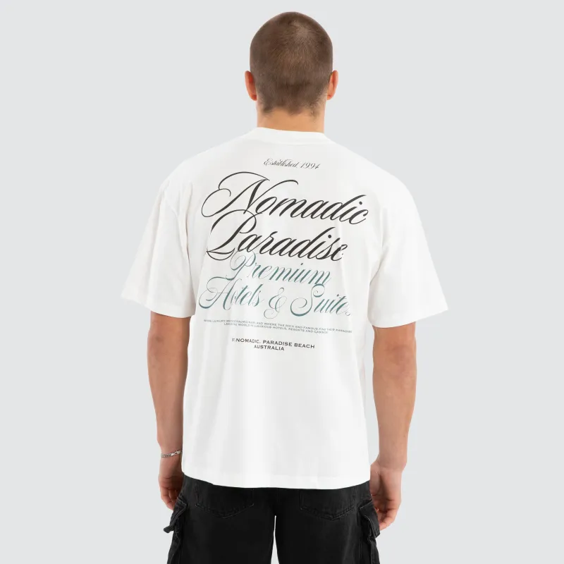 Passage Street Tee Natural White sold by Neverland