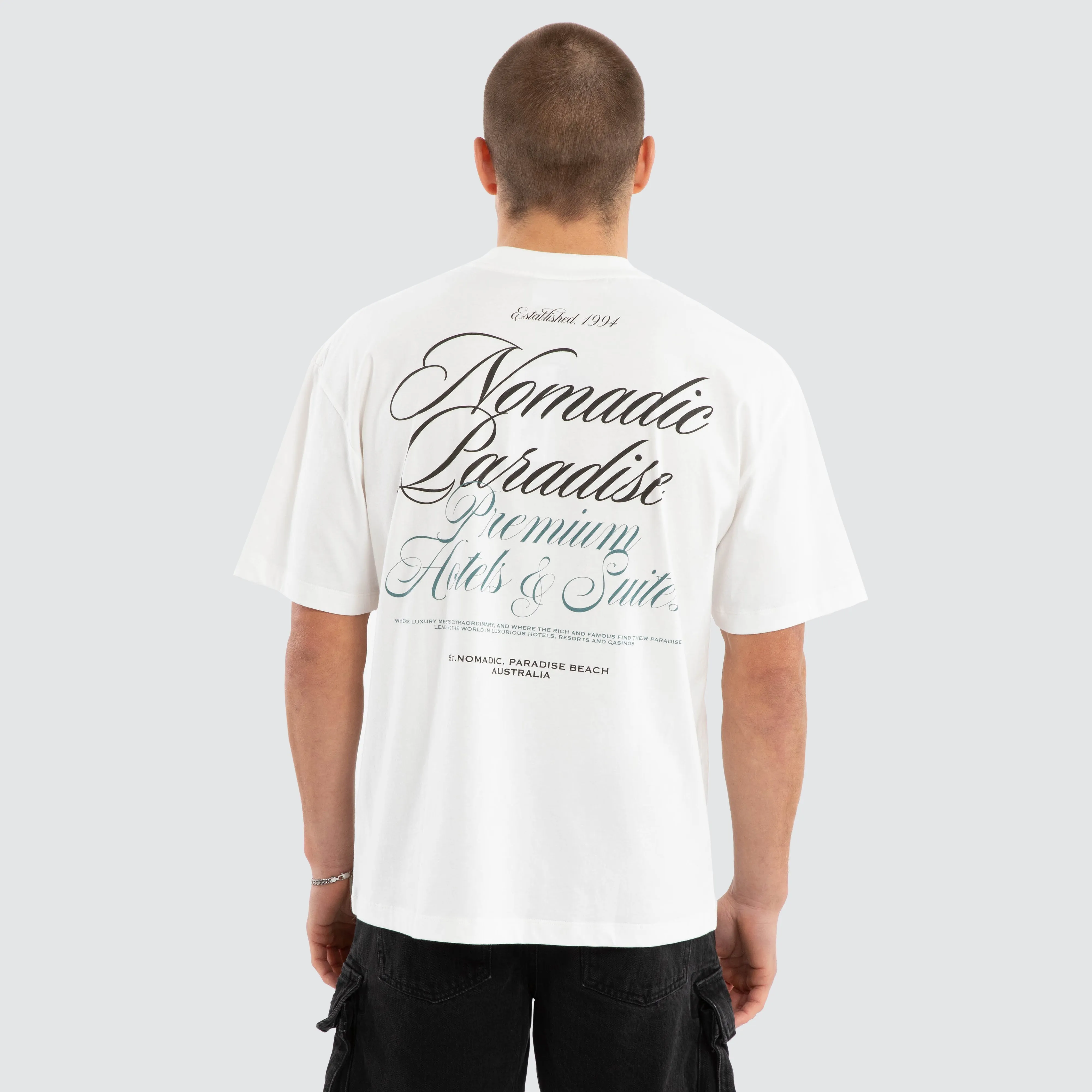 Passage Street Tee Natural White sold by Neverland