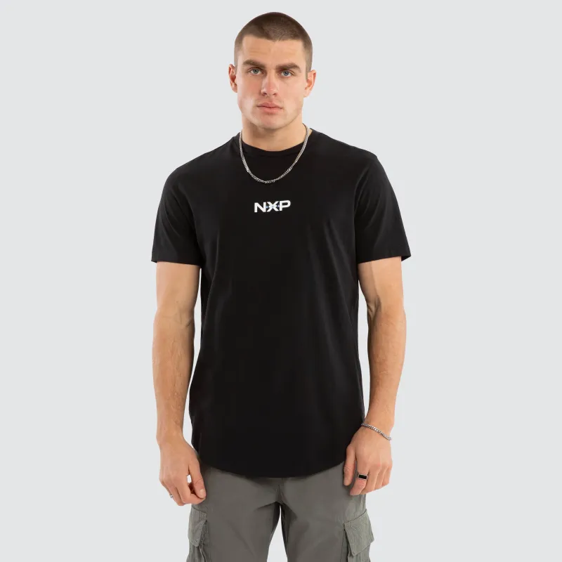 Combat Dual Curved Tee Jet Black sold by Neverland