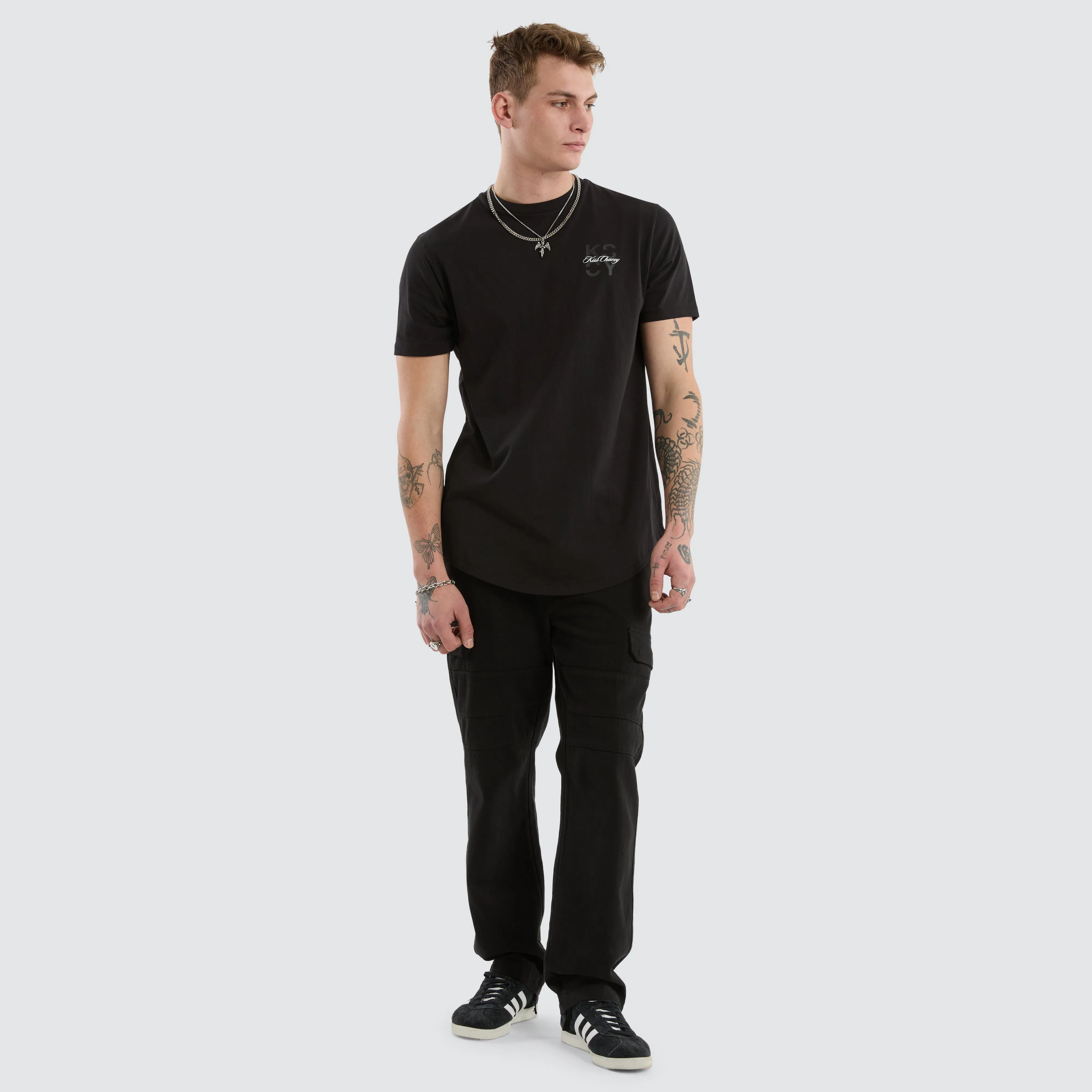 Future Dual Curved Tee Jet Black sold by Neverland product image thumbnail 2