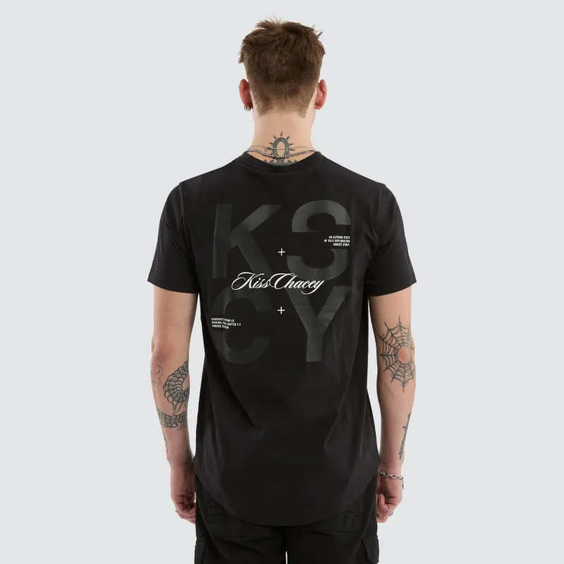 Future Dual Curved Tee Jet Black sold by Neverland