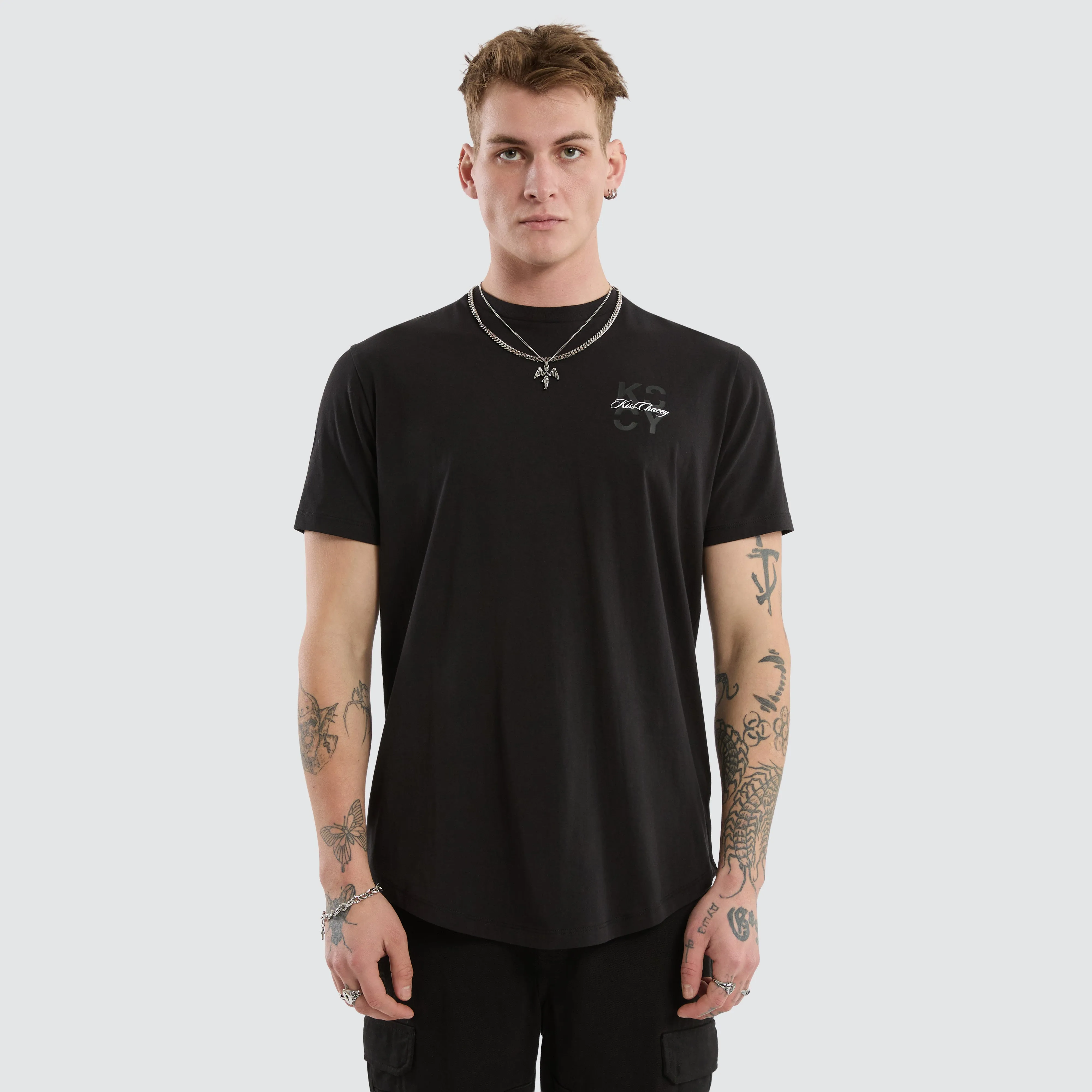 Future Dual Curved Tee Jet Black sold by Neverland product image thumbnail 3