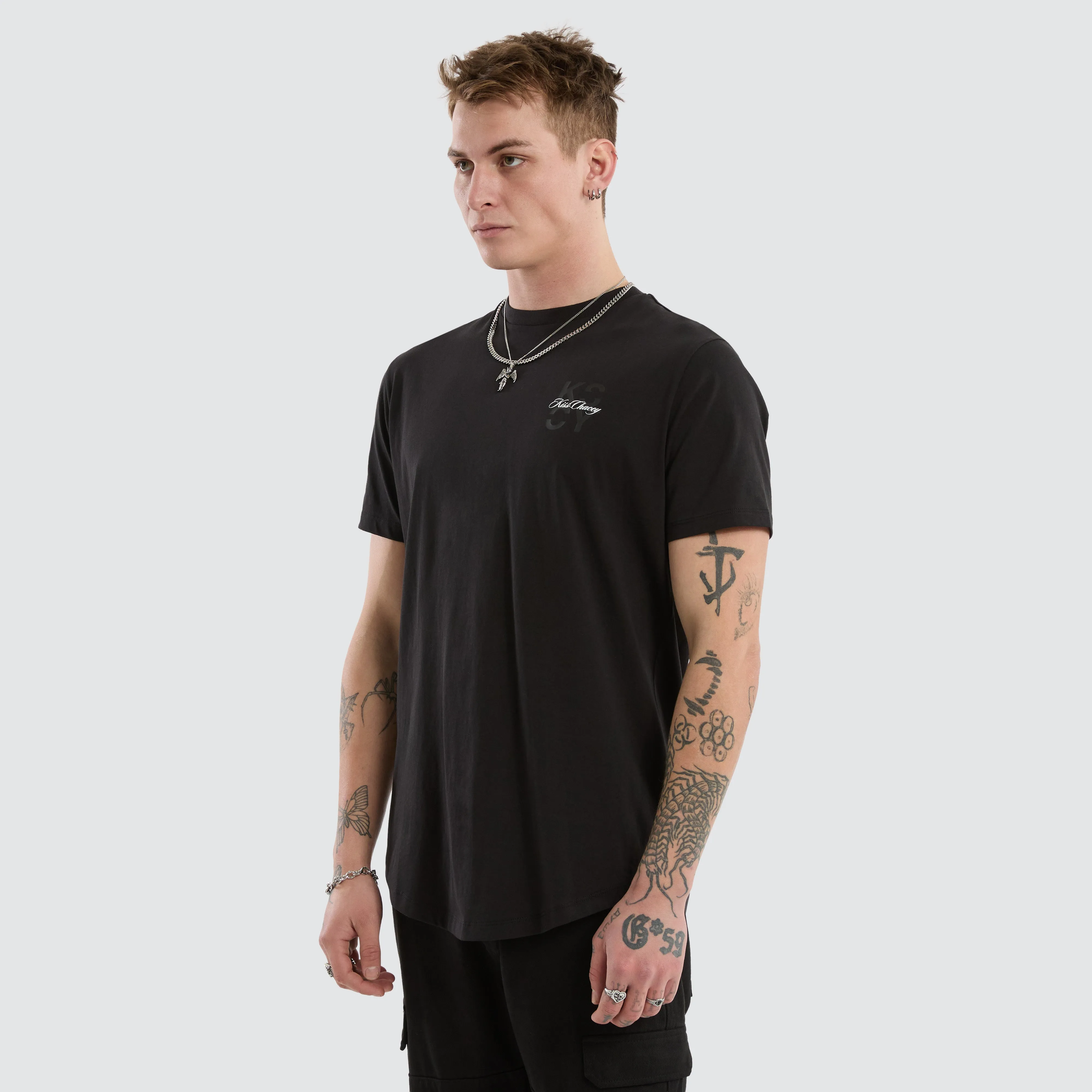 Future Dual Curved Tee Jet Black sold by Neverland product image thumbnail 5