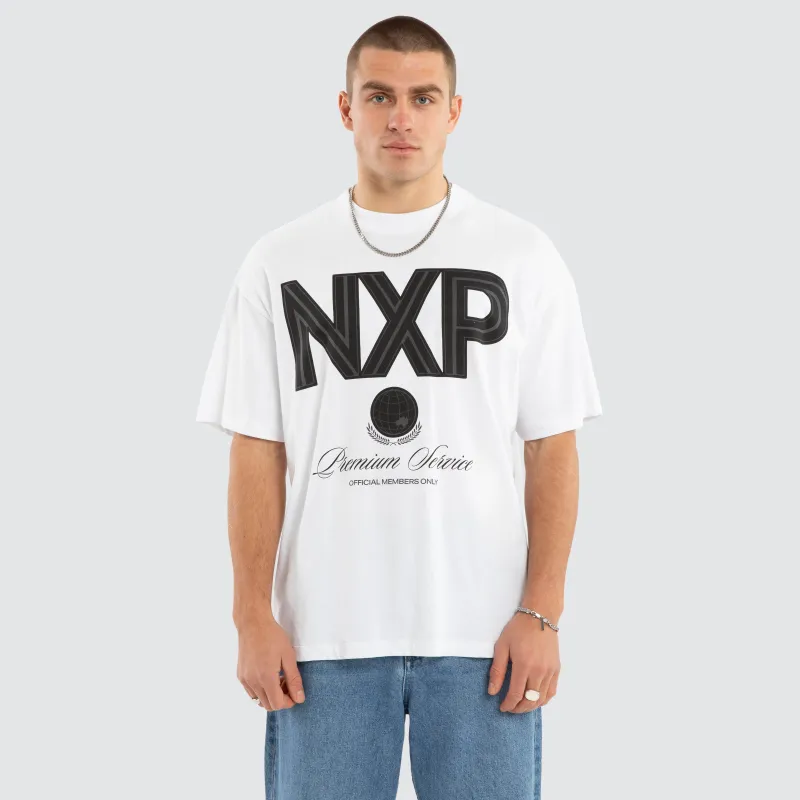 Bank Raptor Tee Optical White sold by Neverland