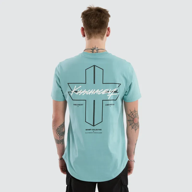 Forever Dual Curved Tee Cameo sold by Neverland