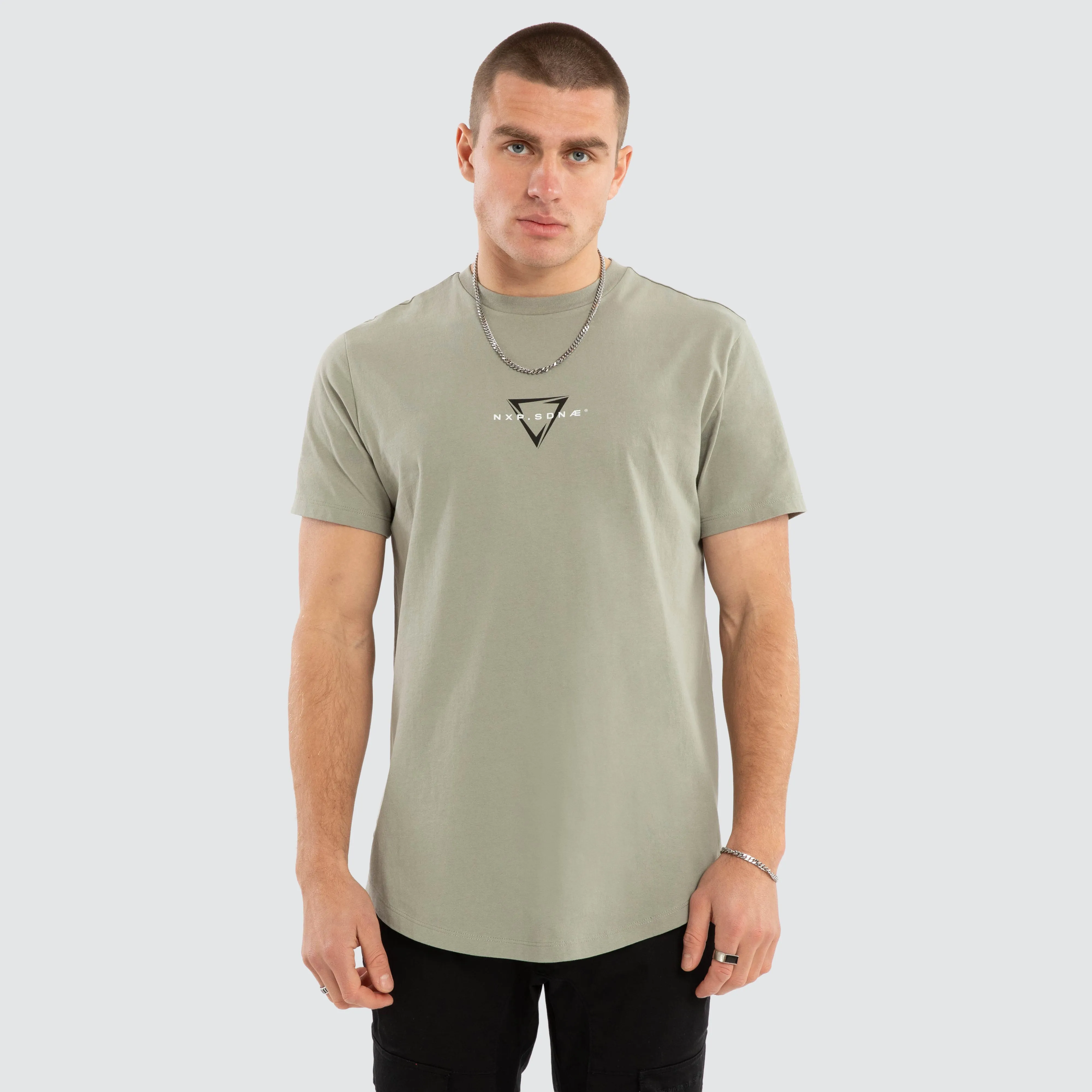 Inevitable Dual Curved Tee Shadow sold by Neverland