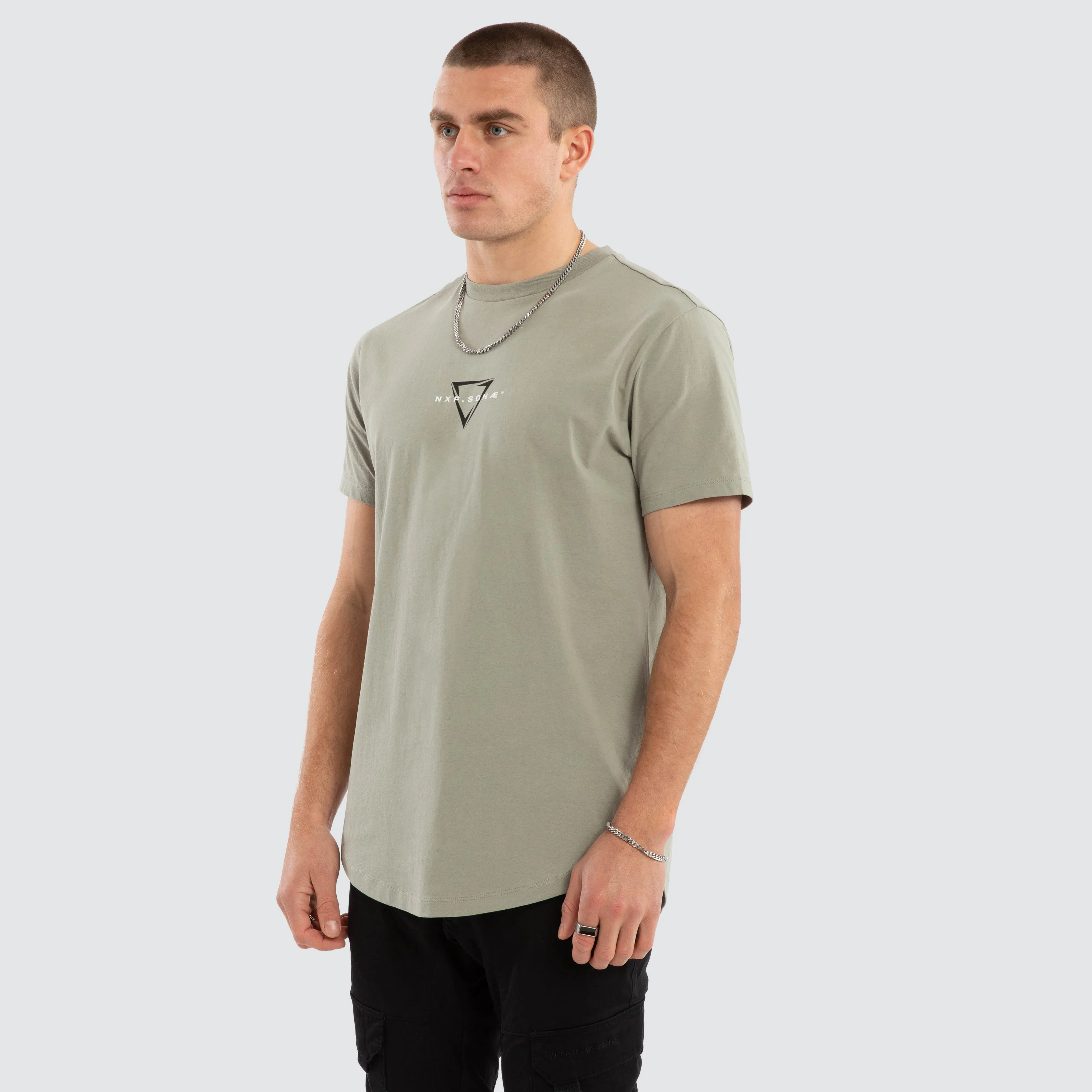 Inevitable Dual Curved Tee Shadow sold by Neverland product image thumbnail 5