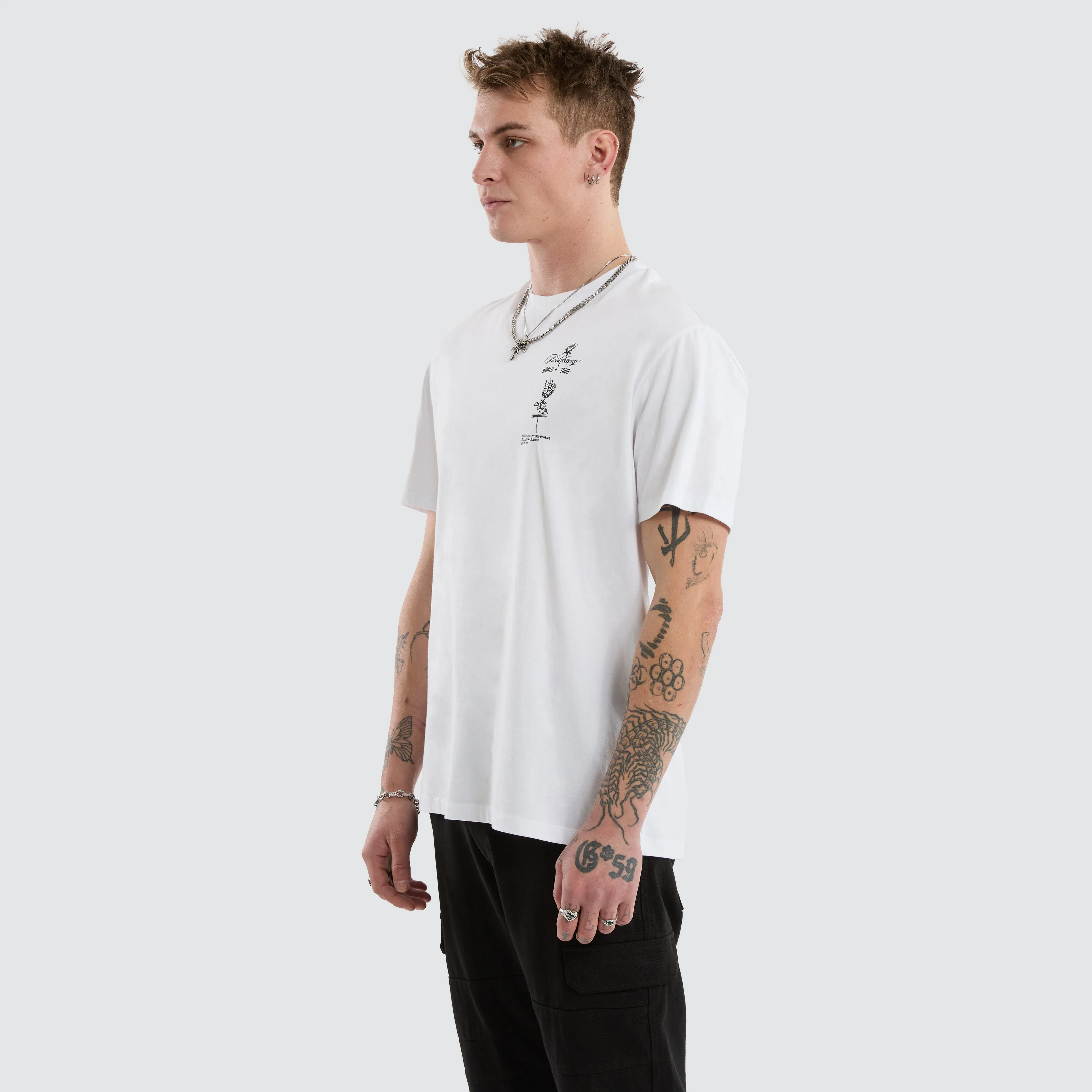 Division Relaxed Tee Optical White sold by Neverland product image thumbnail 2