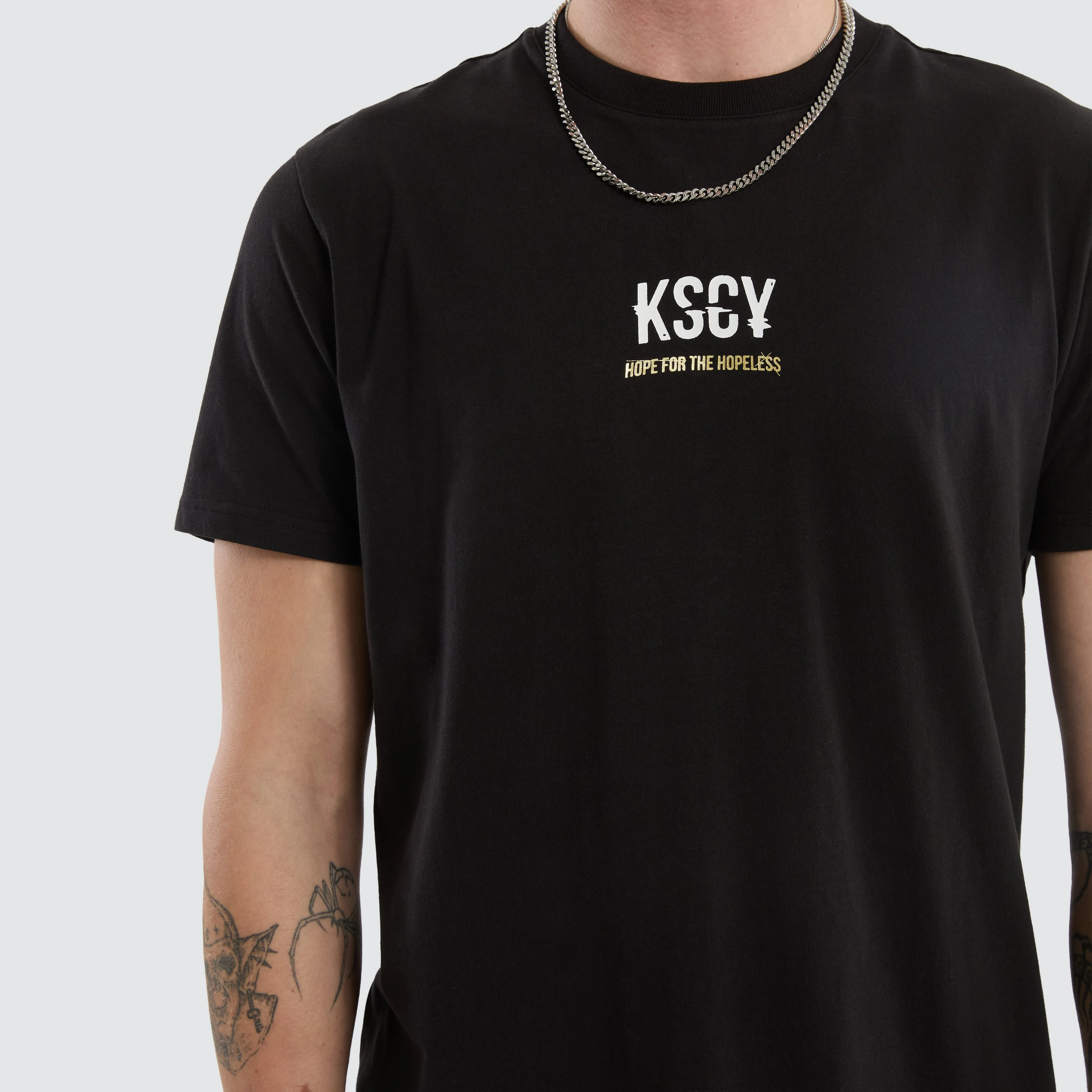 Story Dual Curved Tee Jet Black sold by Neverland product image thumbnail 4