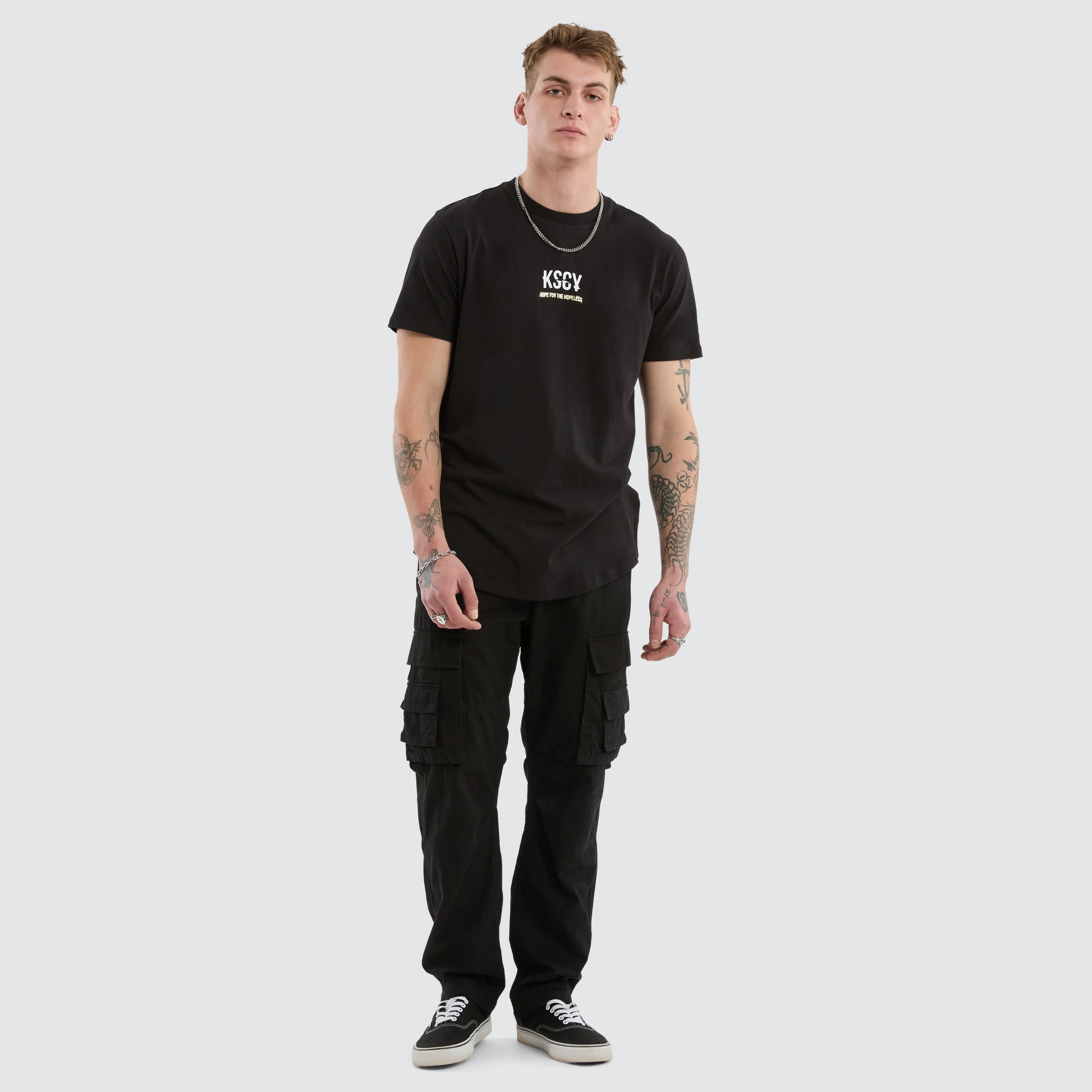 Story Dual Curved Tee Jet Black sold by Neverland product image thumbnail 2