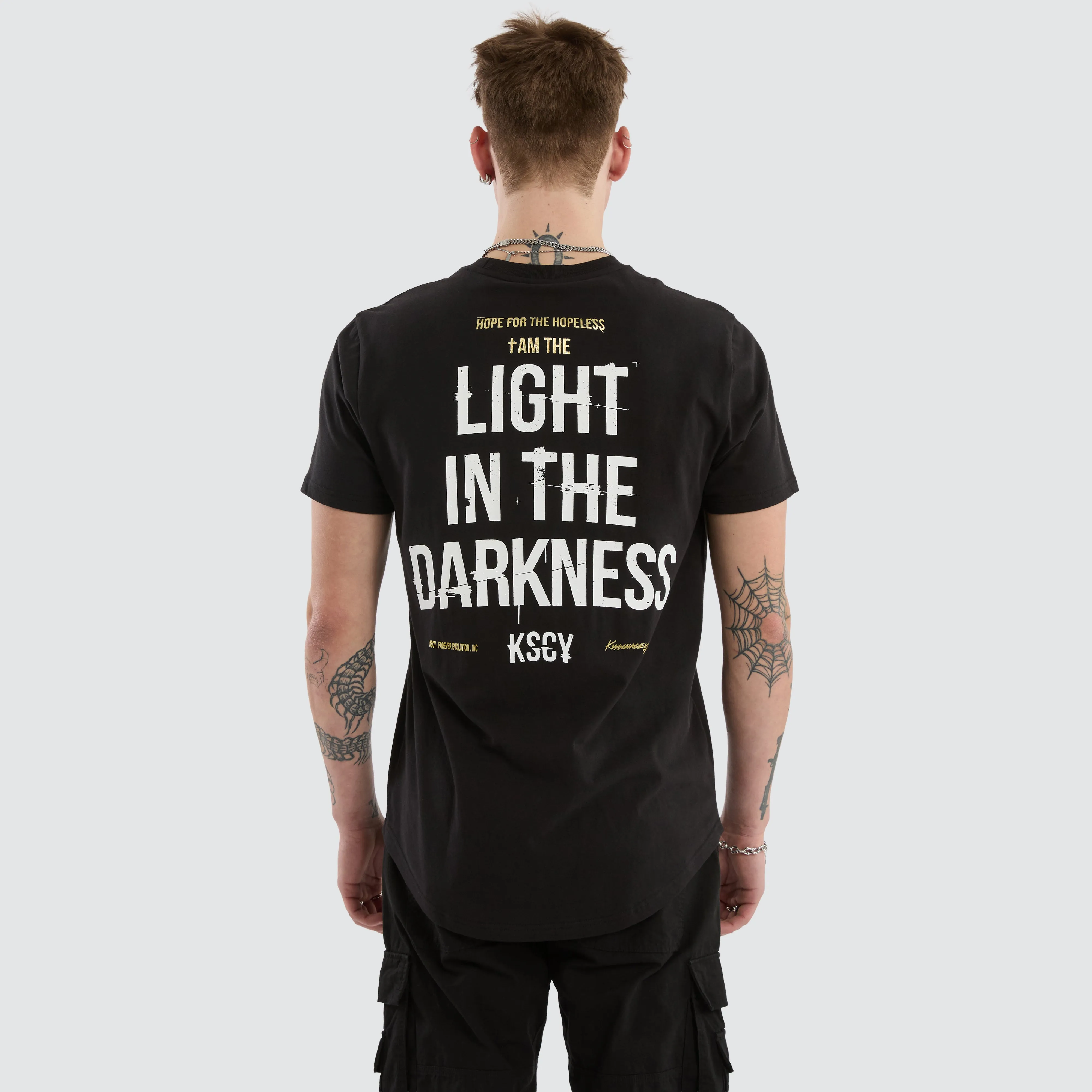 Story Dual Curved Tee Jet Black sold by Neverland