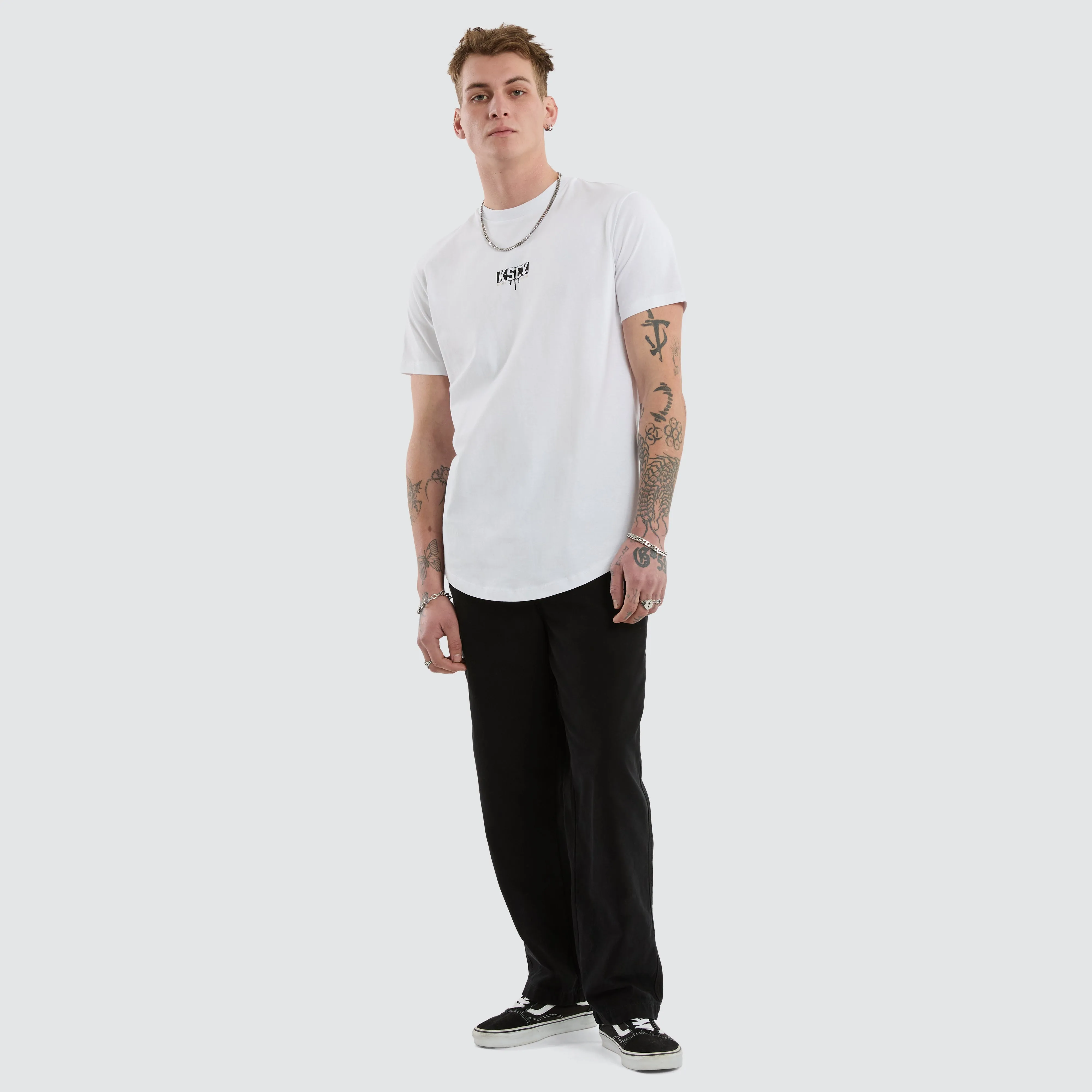 Dream Dual Curved Tee Optical White sold by Neverland product image thumbnail 2