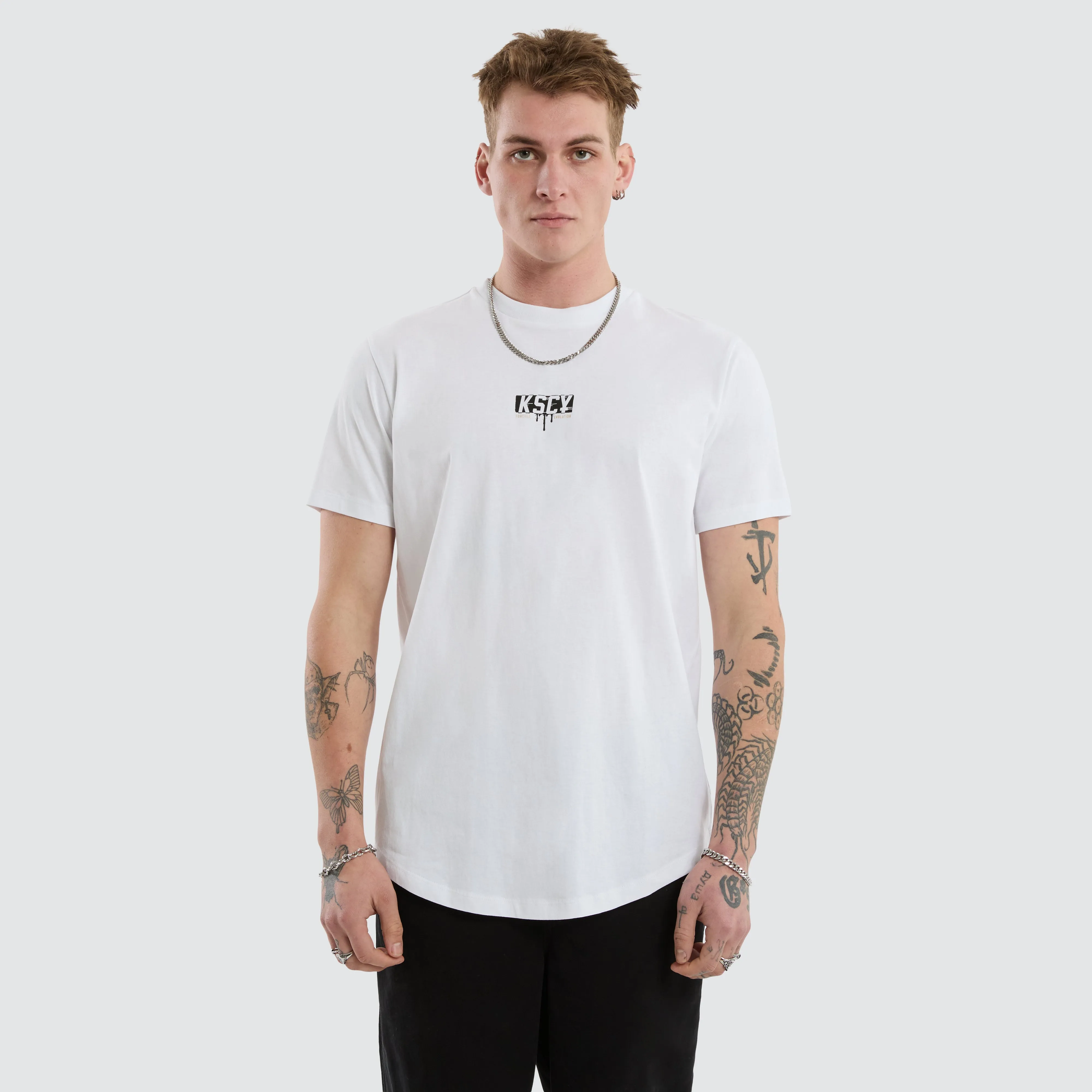 Dream Dual Curved Tee Optical White sold by Neverland product image thumbnail 3