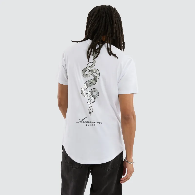 Venom Dual Curved Tee White sold by Neverland