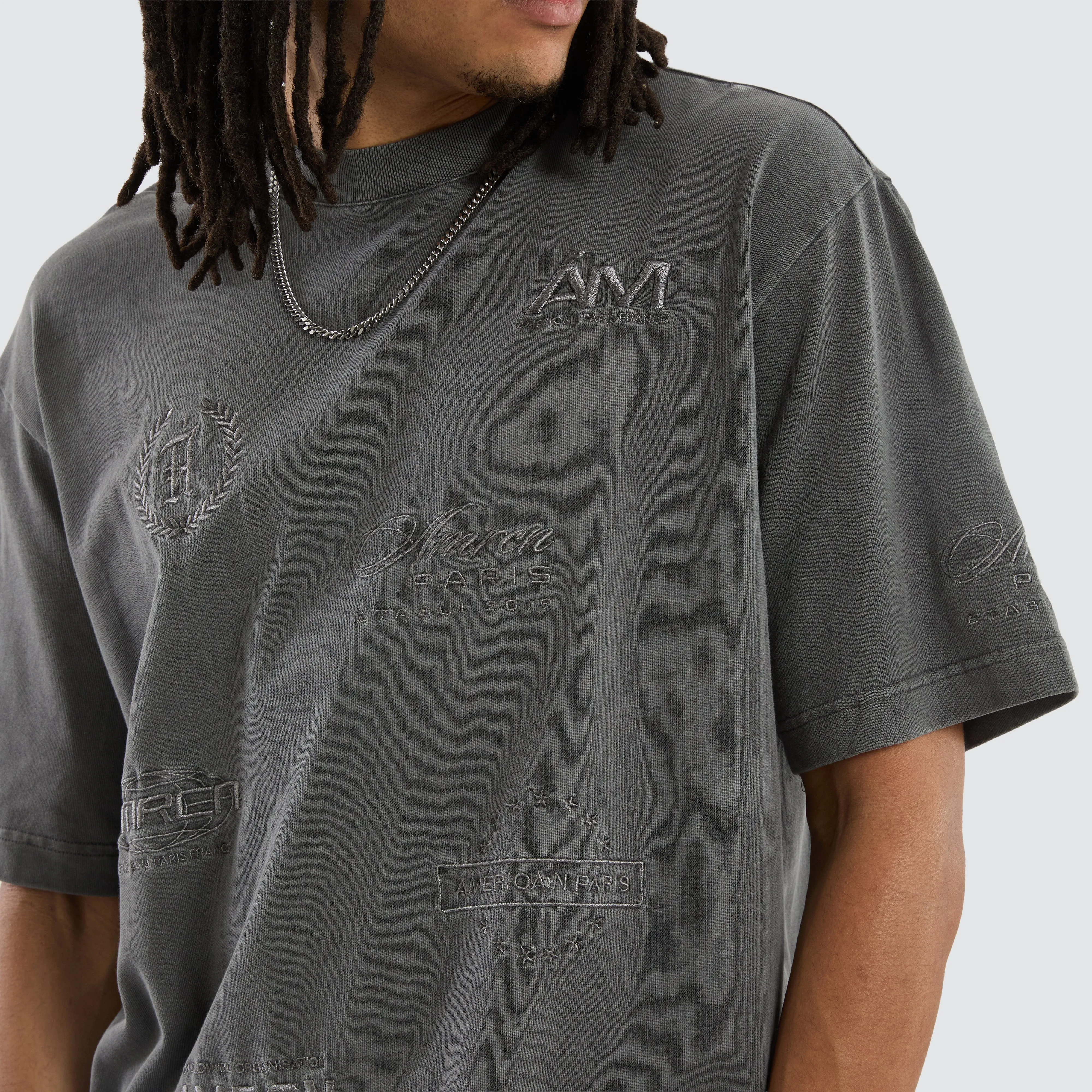 Infinity Oversized Tee Pigment Charcoal sold by Neverland product image thumbnail 4