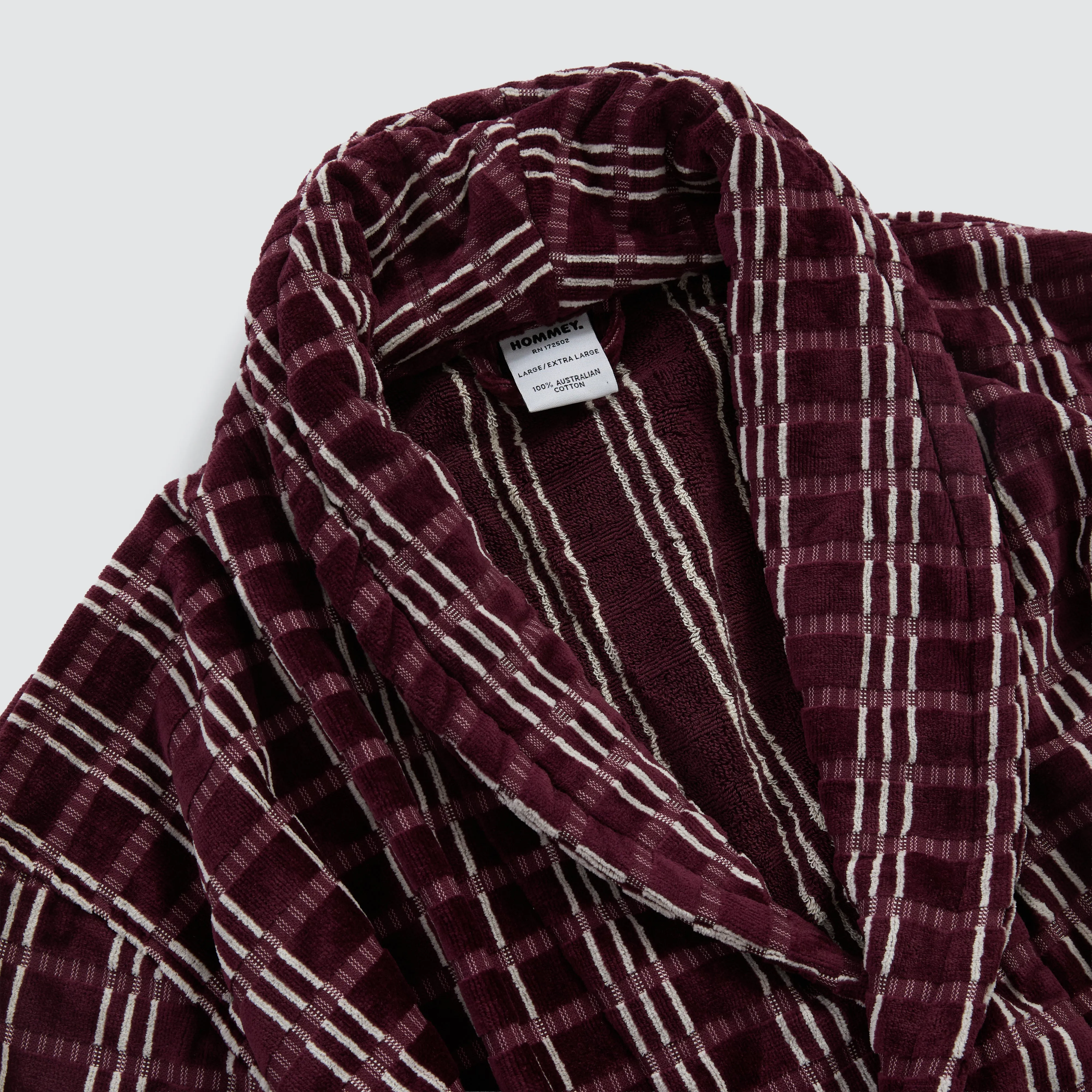 Adult Robe - Core Stripes Blackberry sold by Neverland product image thumbnail 3