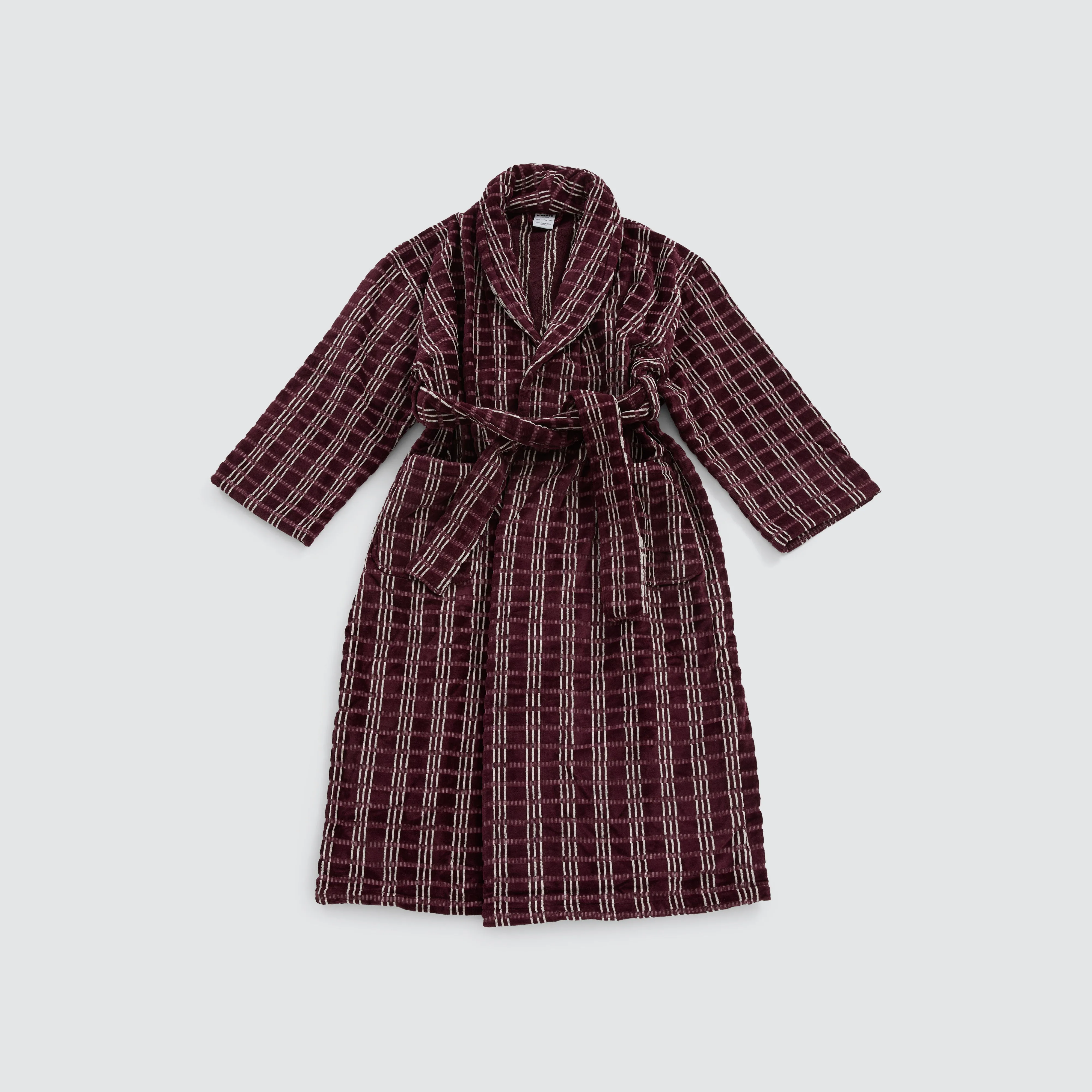Adult Robe - Core Stripes Blackberry sold by Neverland