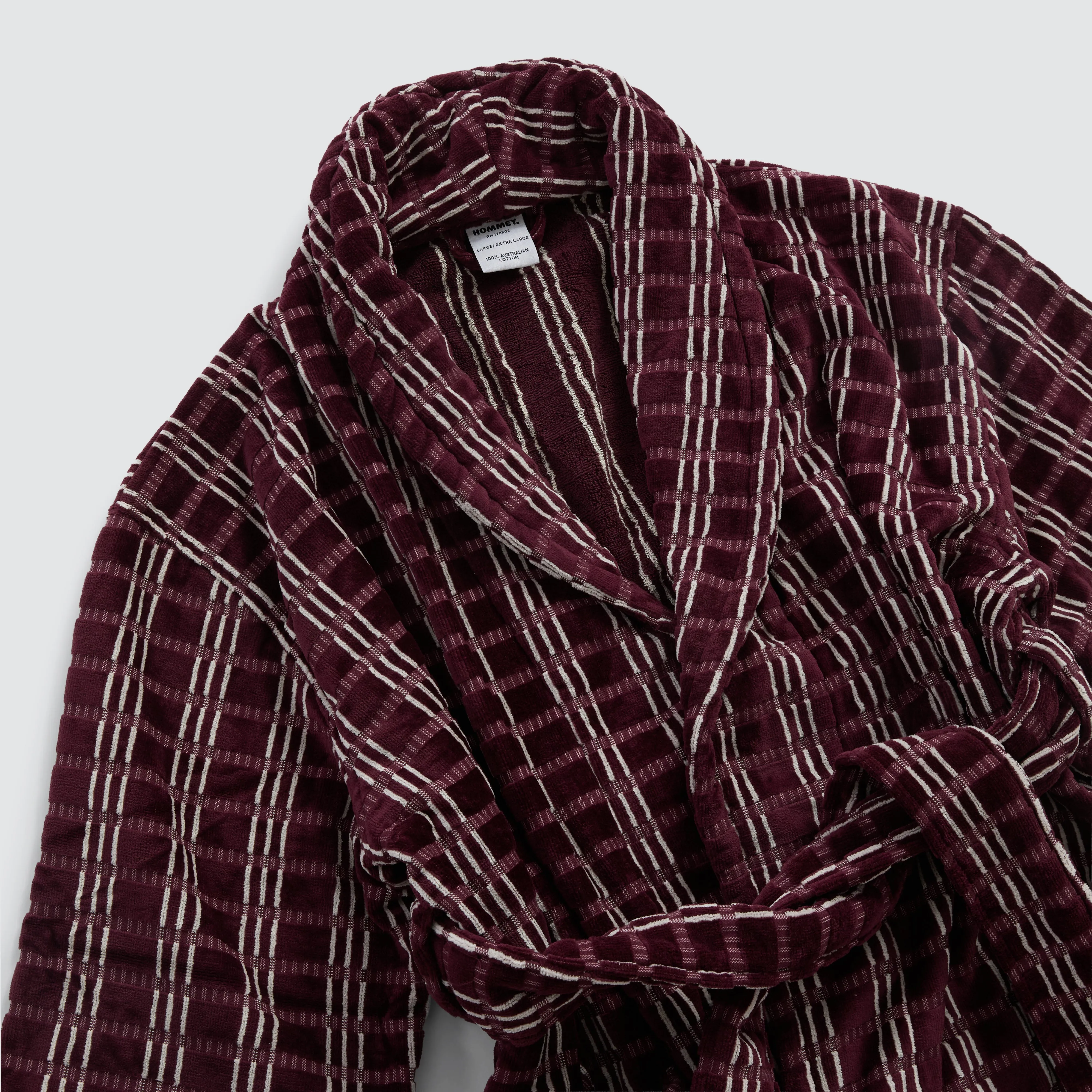 Adult Robe - Core Stripes Blackberry sold by Neverland product image thumbnail 2