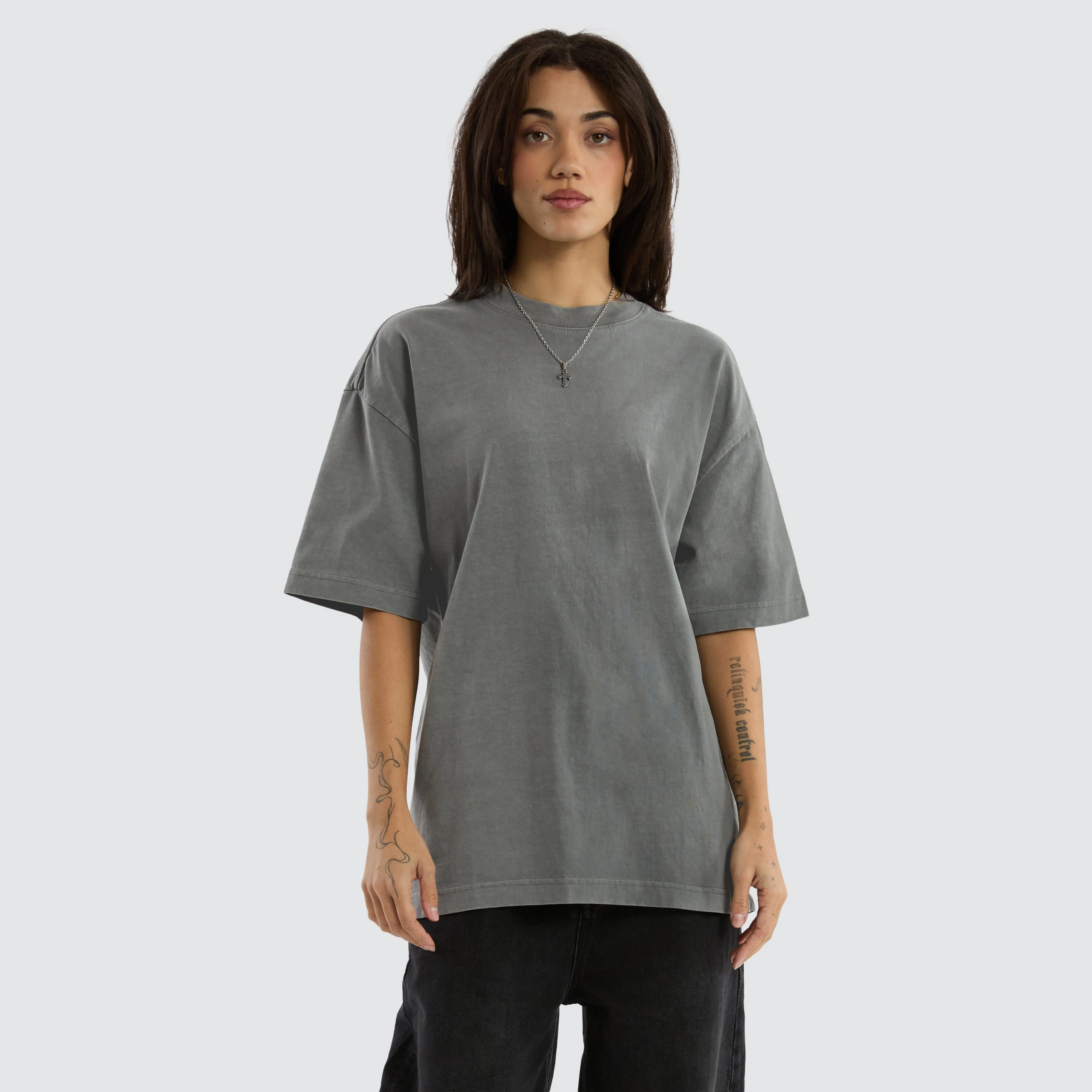 Havre Street Tee Steel Grey sold by Neverland product image thumbnail 4