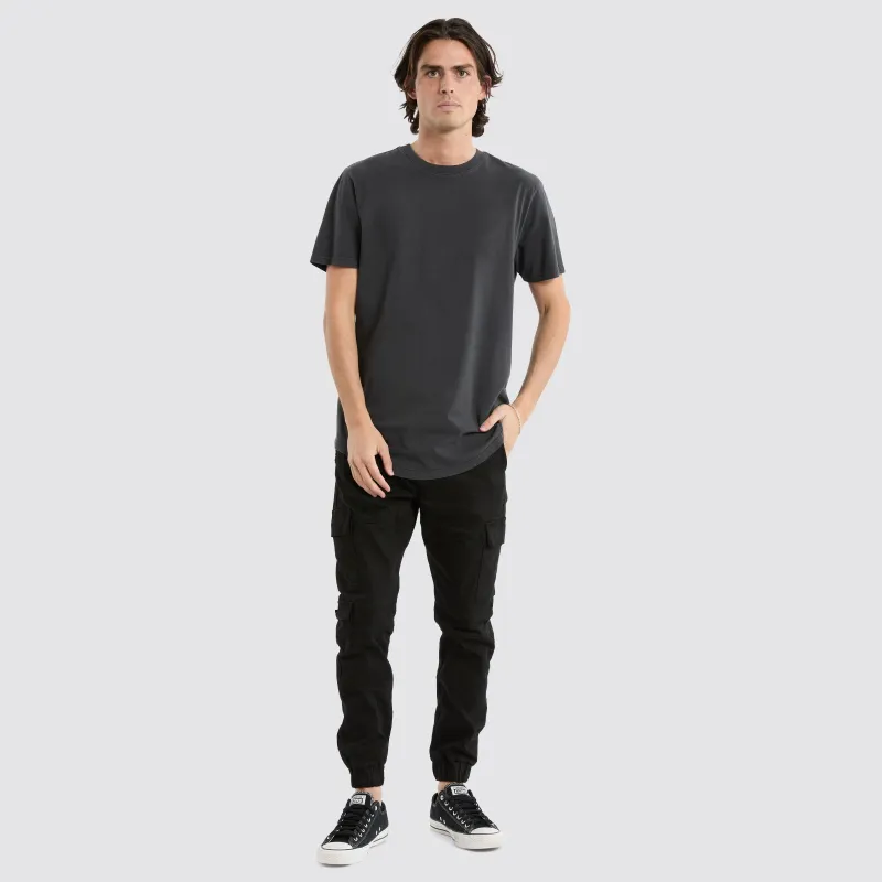 Prairie Dual Curved Tee Asphalt sold by Neverland