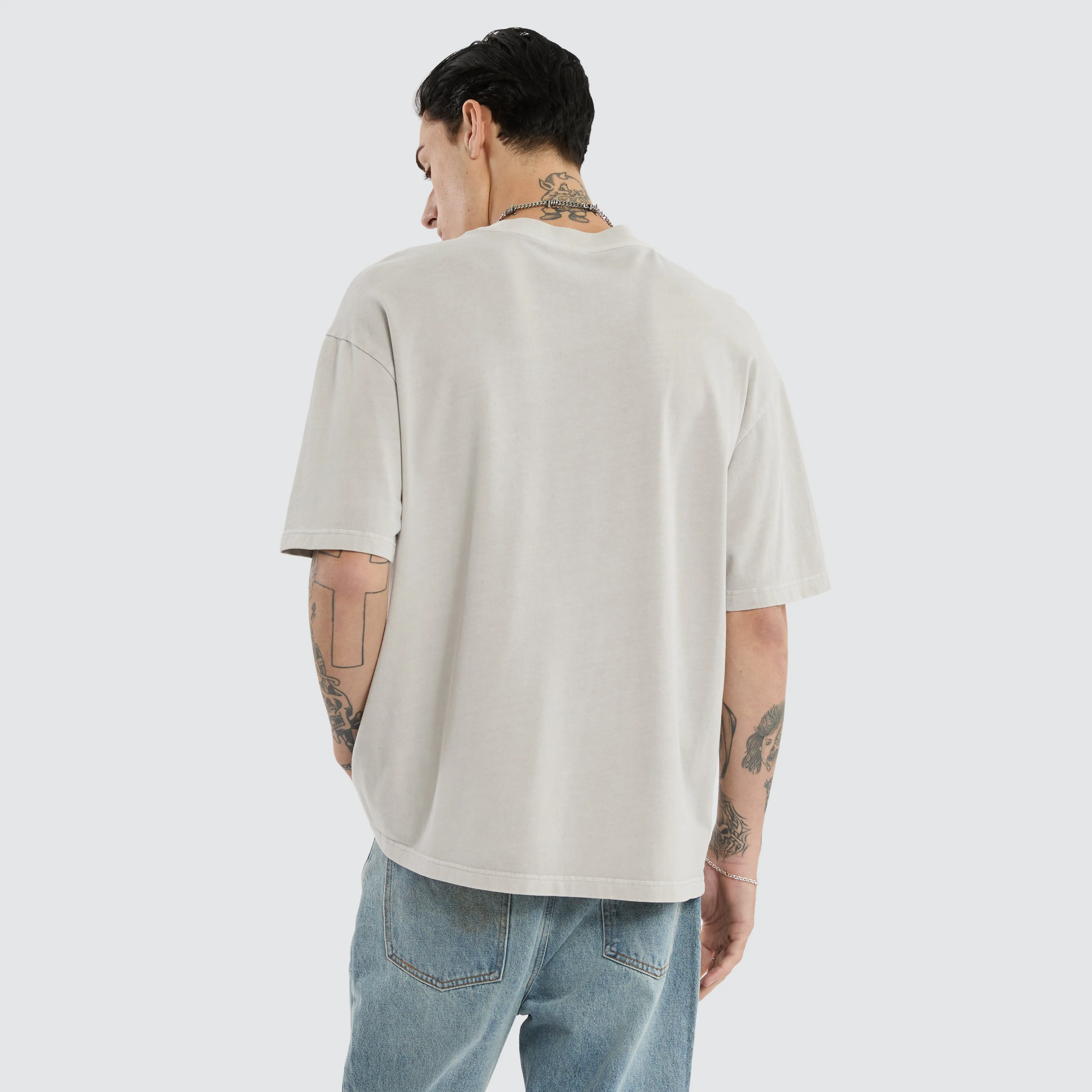 Fangs Street Tee Mineral Stone sold by Neverland product image thumbnail 2