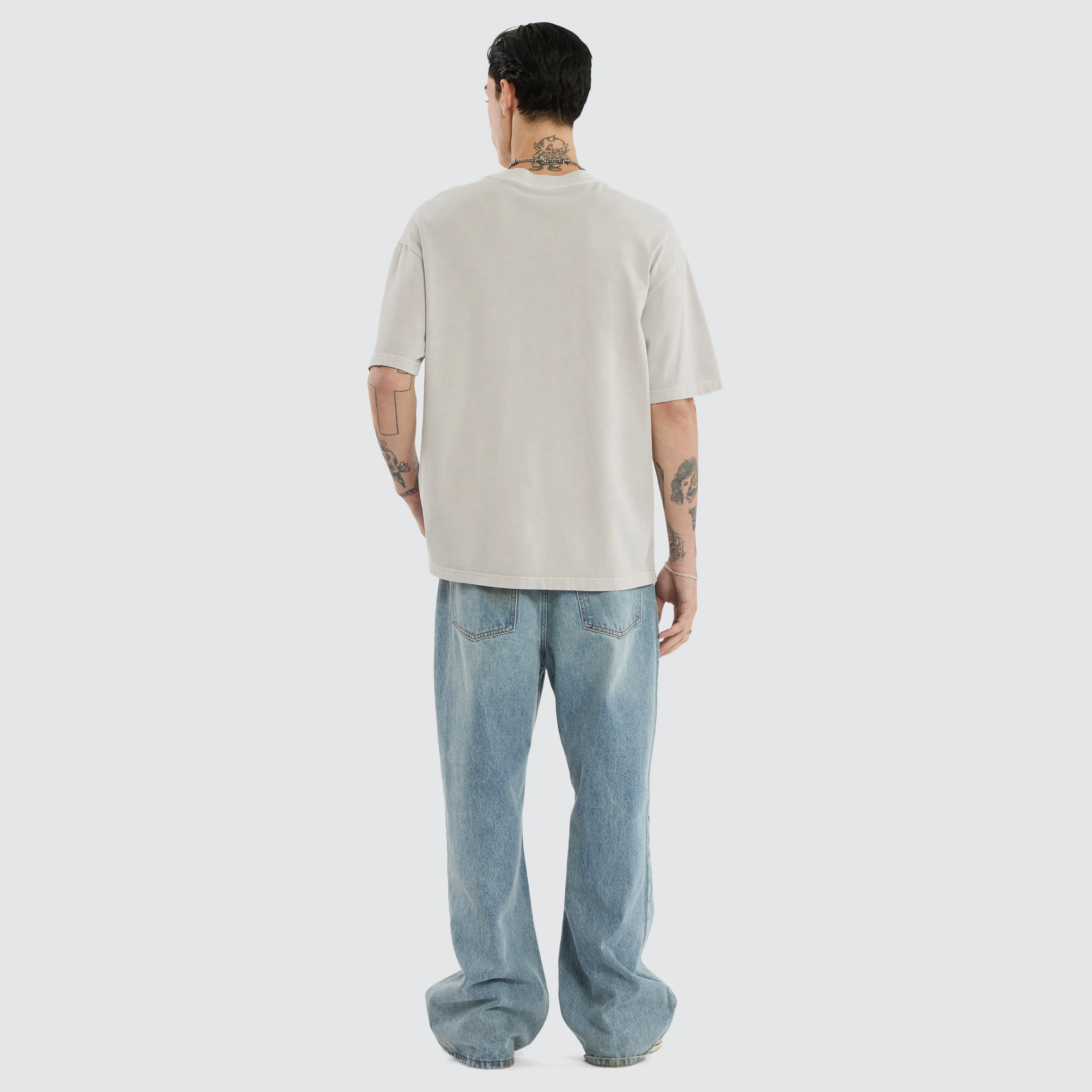 Fangs Street Tee Mineral Stone sold by Neverland product image thumbnail 5