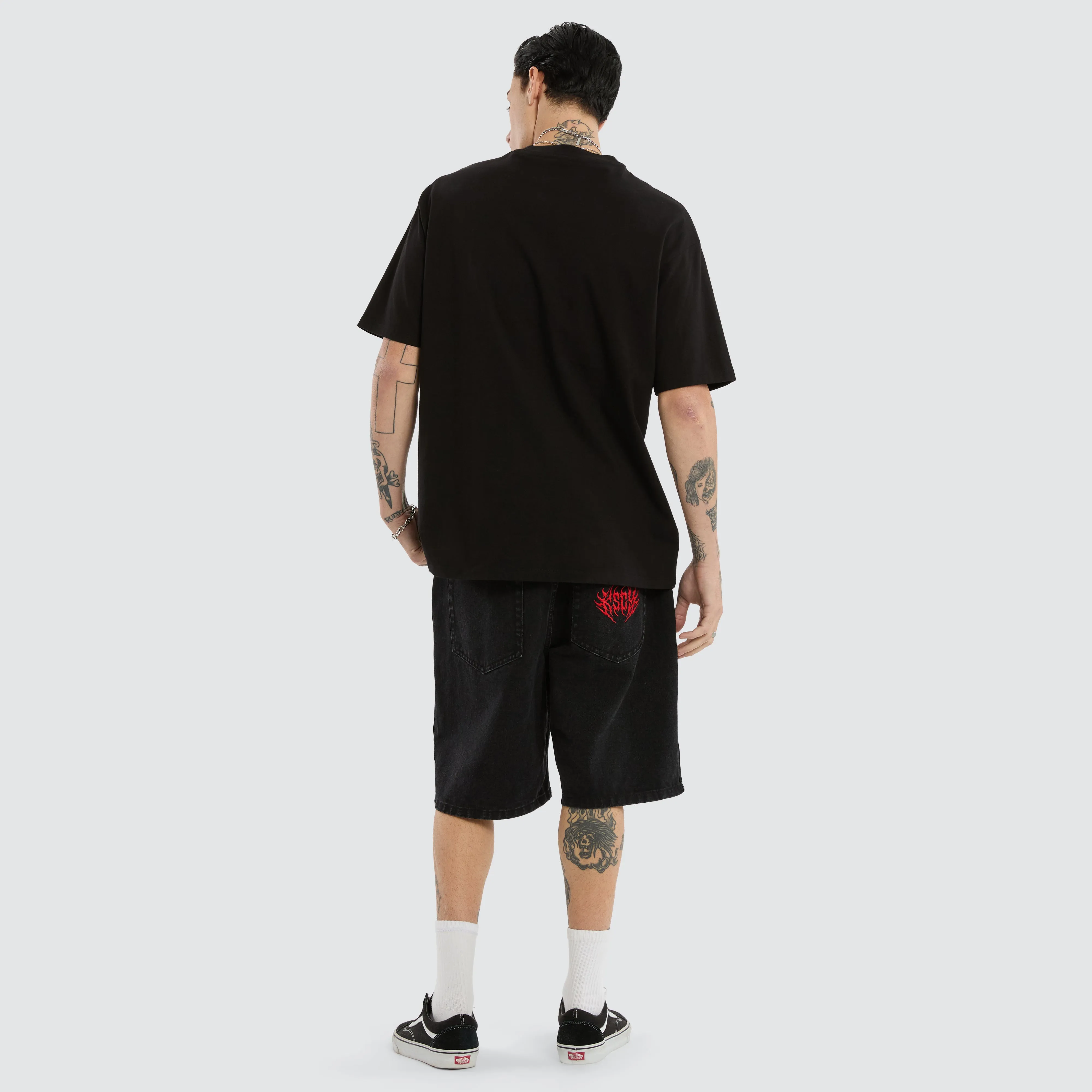 Obelisk Box Fit Tee Jet Black sold by Neverland product image thumbnail 5