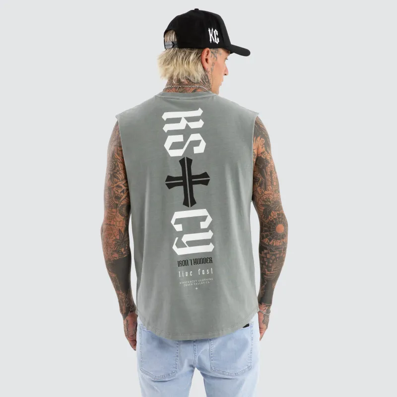 Rev Dual Curved Muscle Pigment Neutral Grey sold by Neverland