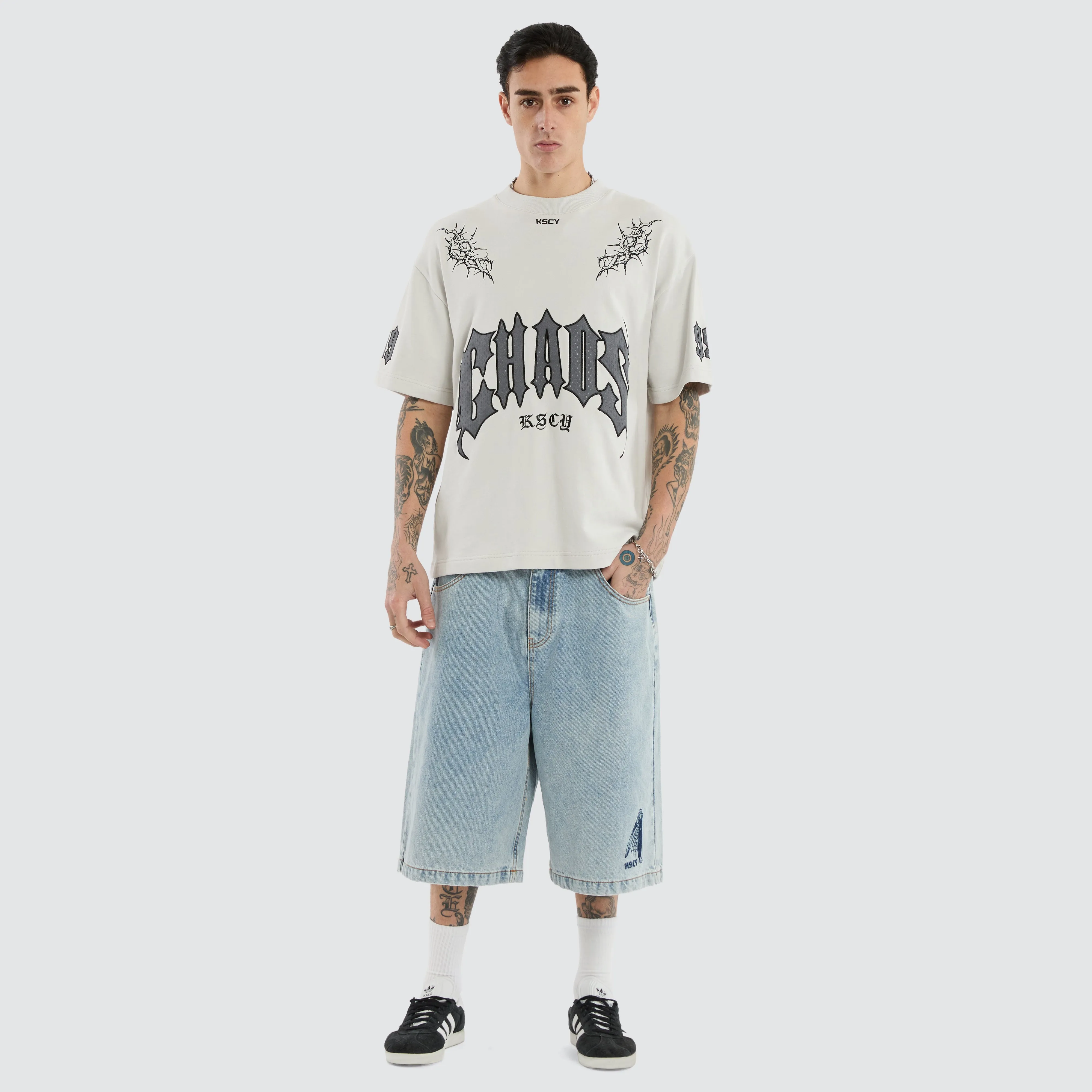 Castly Loopback Street Tee Glacier Grey sold by Neverland product image thumbnail 5