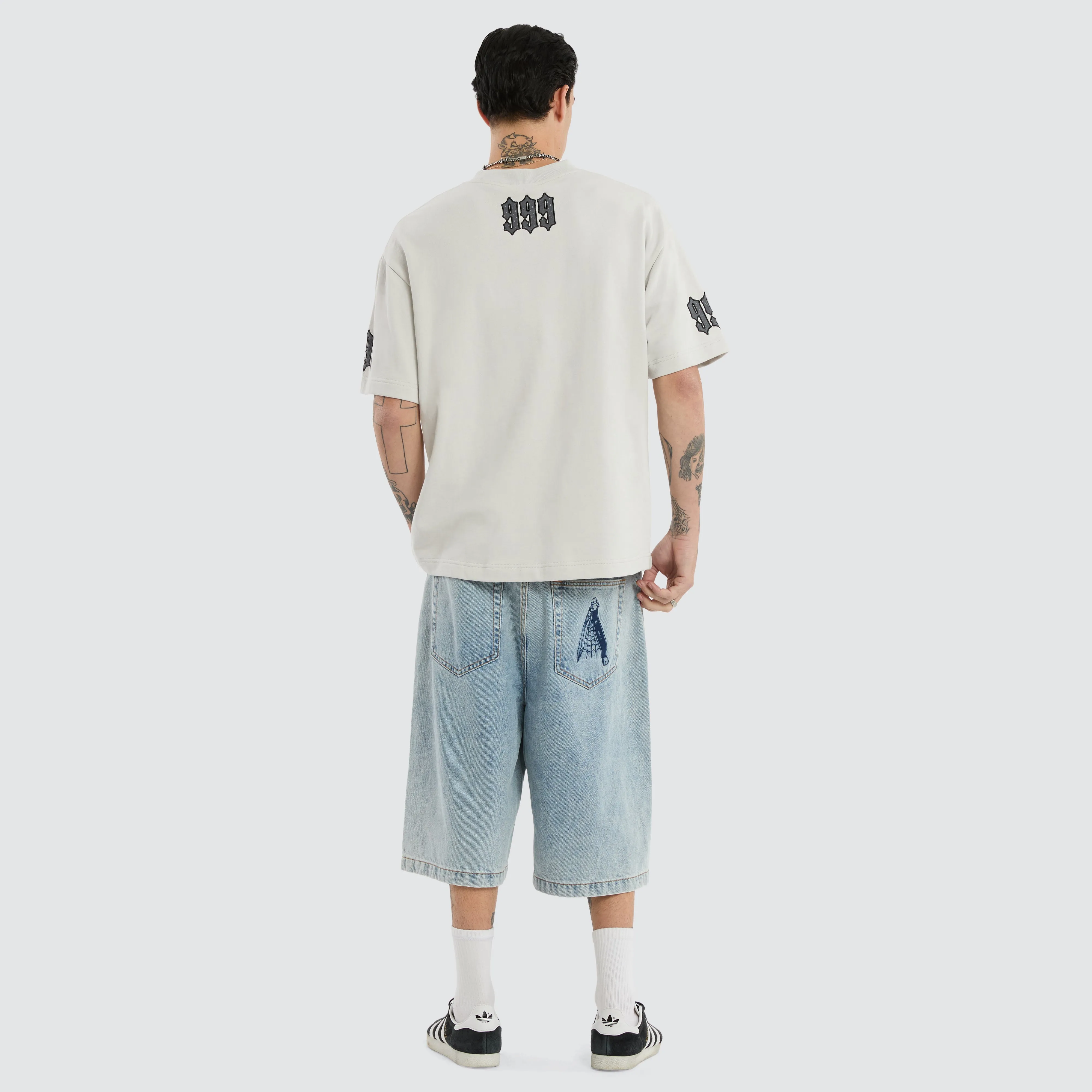 Castly Loopback Street Tee Glacier Grey sold by Neverland product image thumbnail 2
