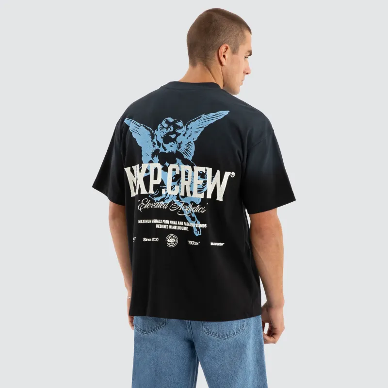 Glimpse Raptor Tee Sunbleached Anthracite sold by Neverland