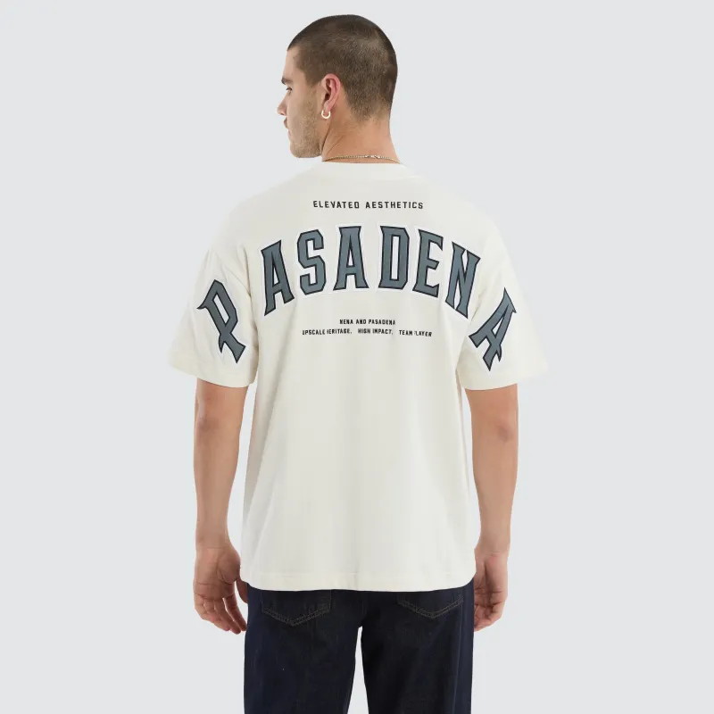 Factor Loopback Raptor Tee Blanc De Blanc made by Nena and Pasadena