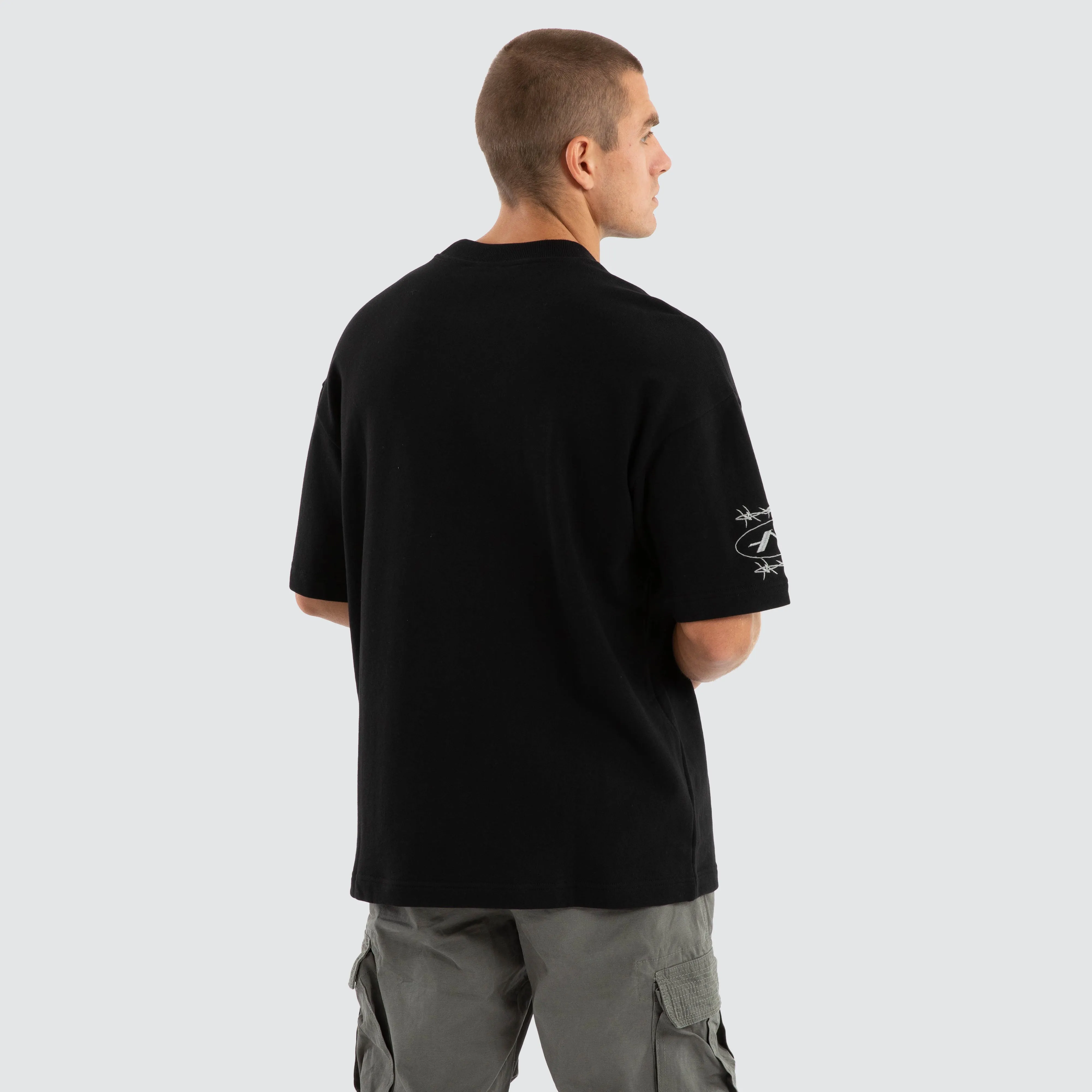 Pride Loopback Raptor Tee Jet Black sold by Neverland product image thumbnail 2