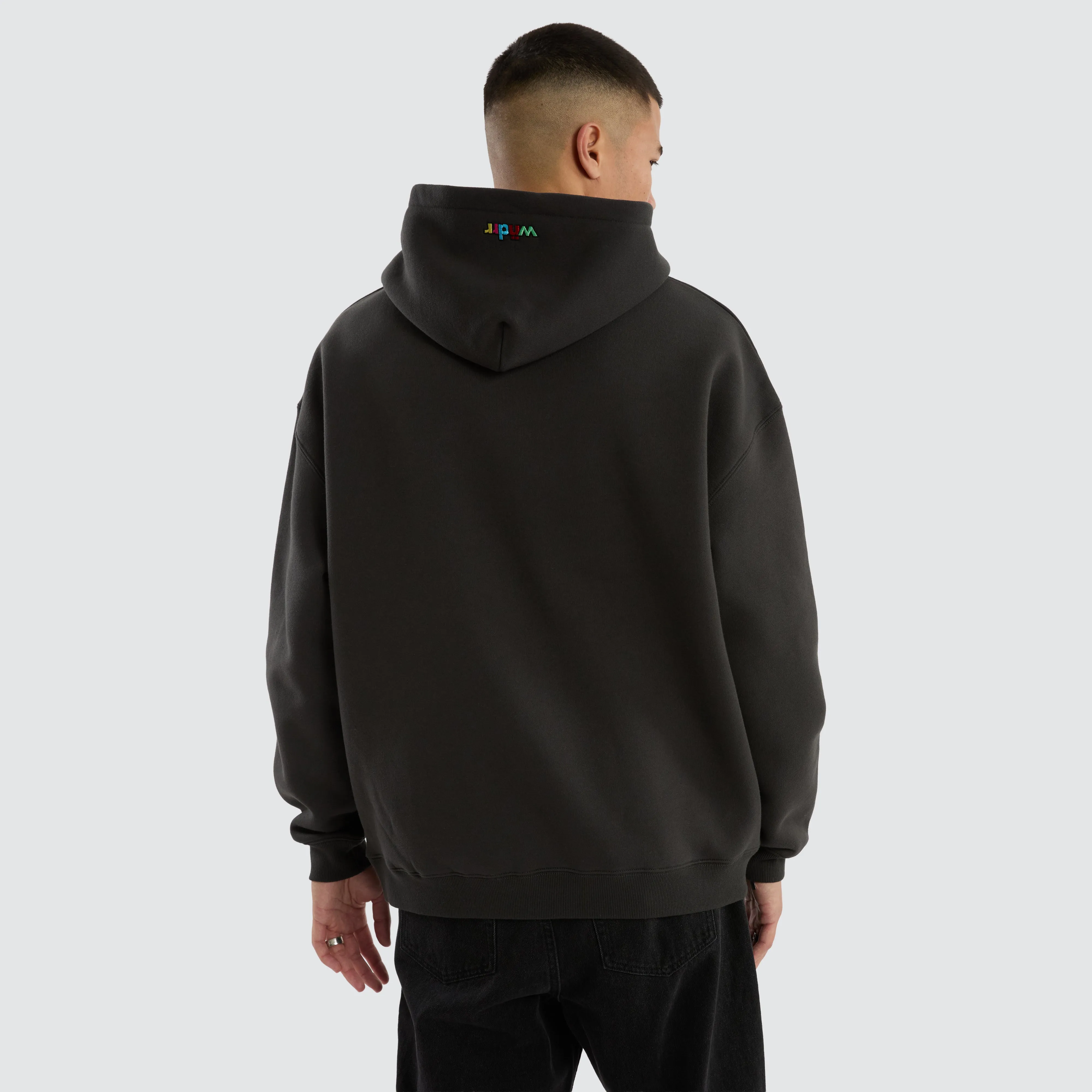 Tint Relaxed Hoodie Faded Black sold by Neverland product image thumbnail 5