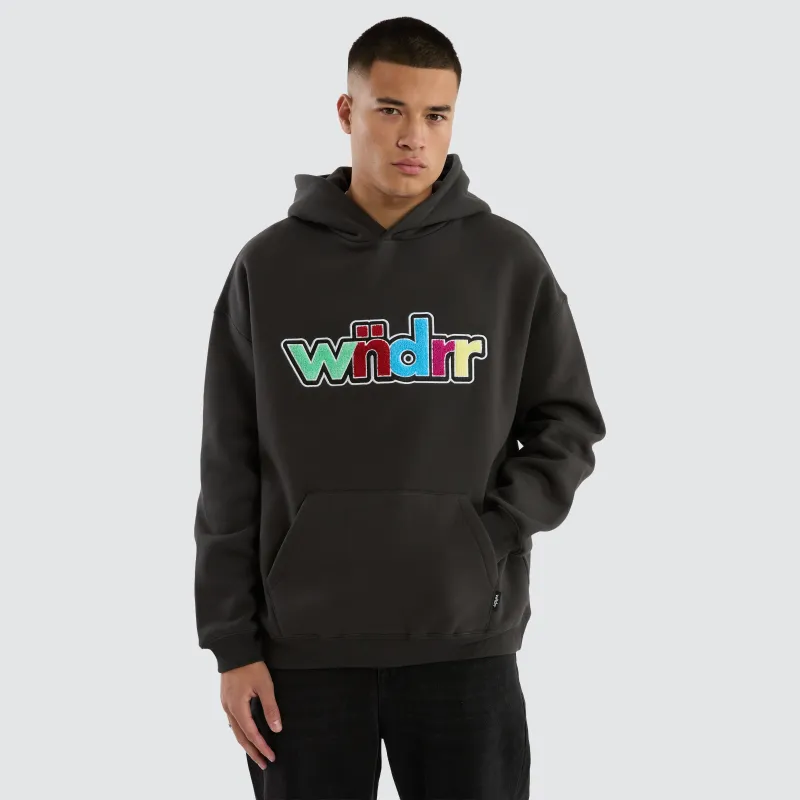 Tint Relaxed Hoodie Faded Black sold by Neverland