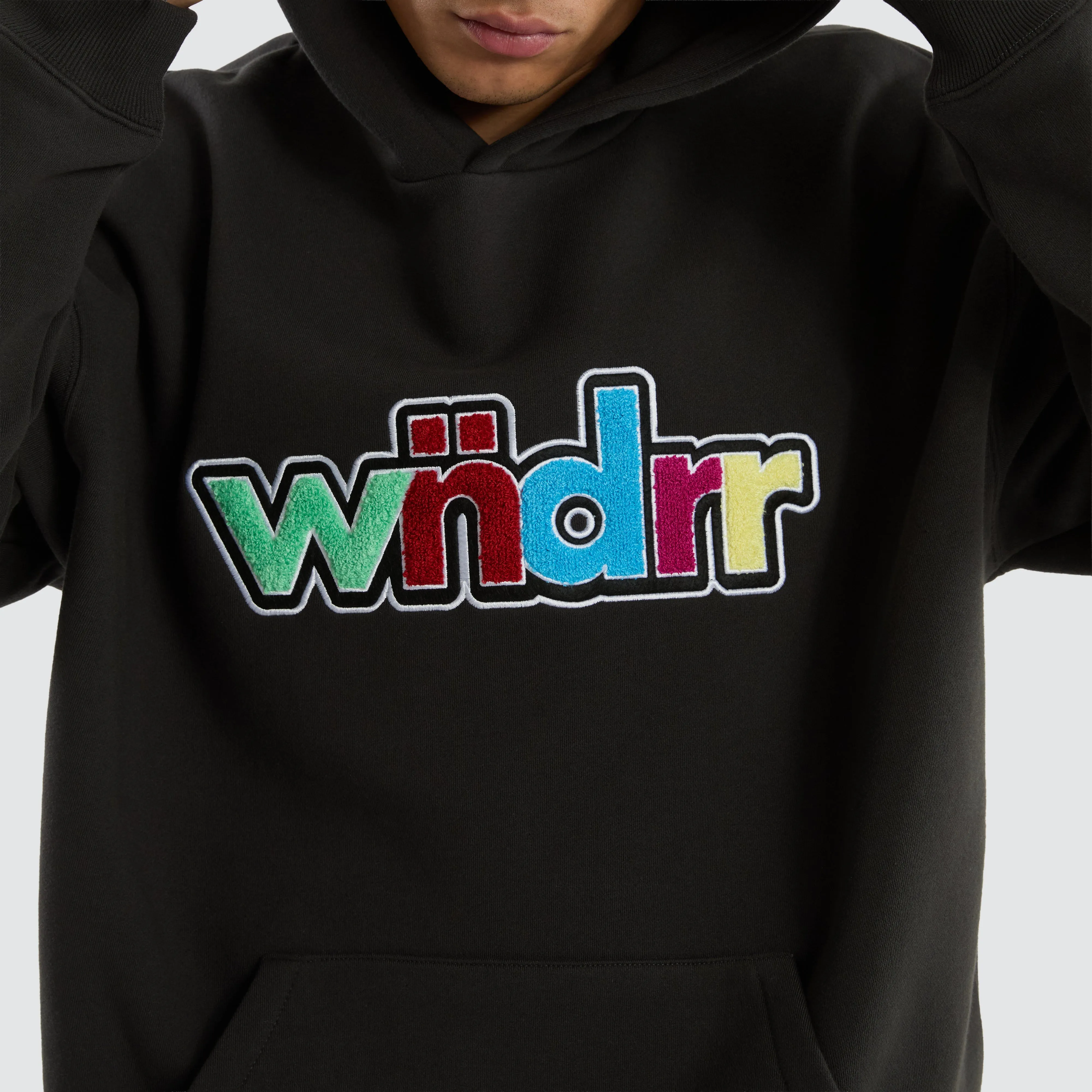Tint Relaxed Hoodie Faded Black sold by Neverland product image thumbnail 3