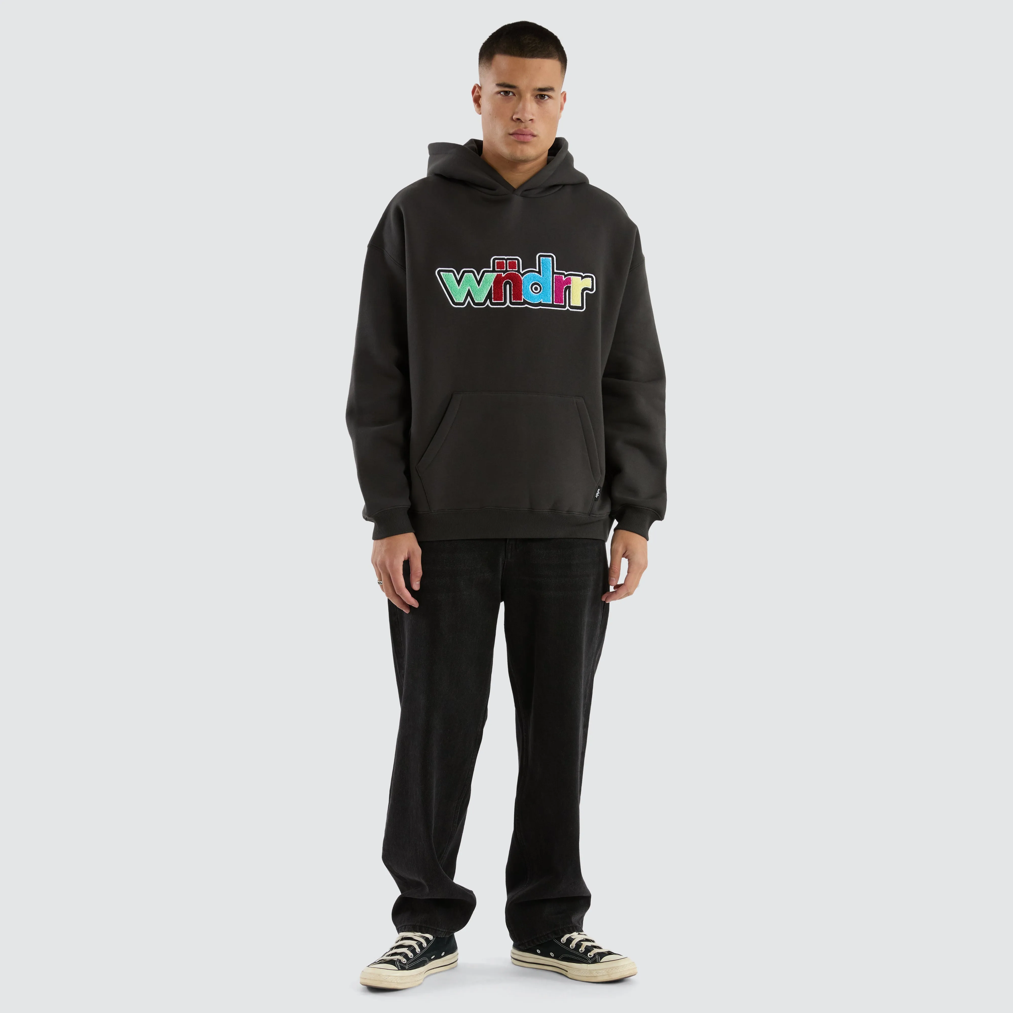 Tint Relaxed Hoodie Faded Black sold by Neverland product image thumbnail 4