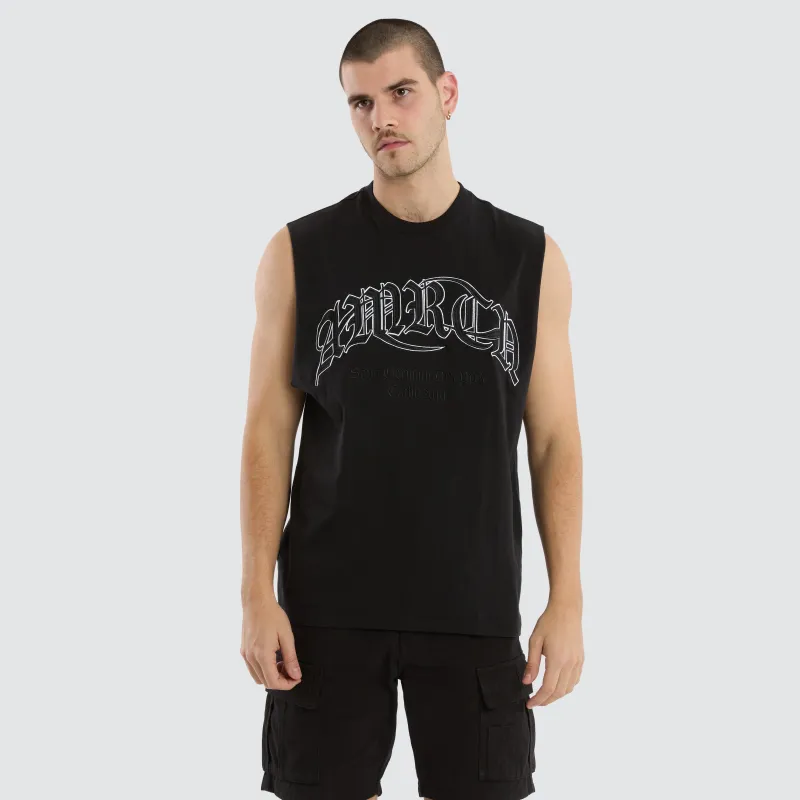 Level Relaxed Muscle Jet Black sold by Neverland