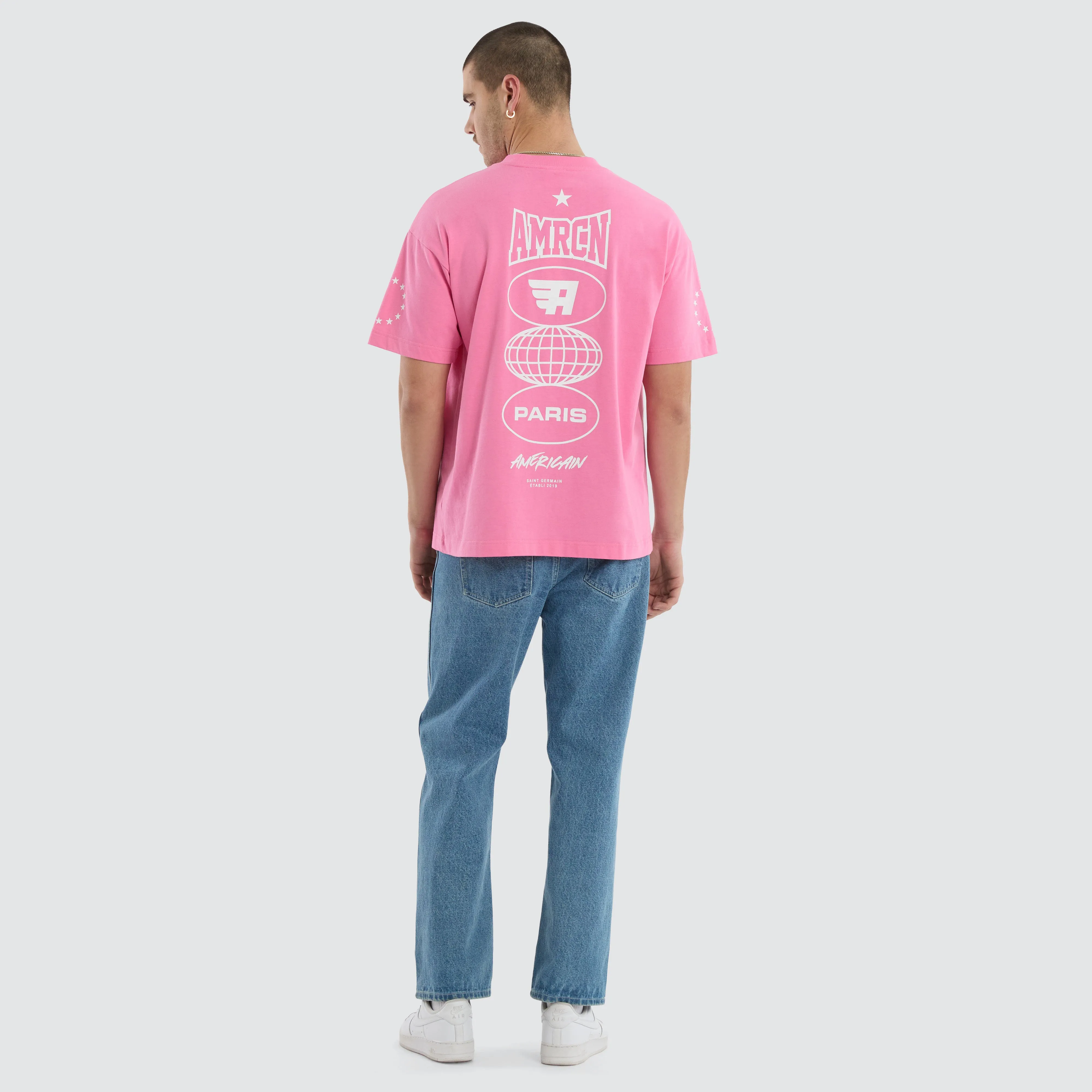 Global Heavy Tee Pink sold by Neverland product image thumbnail 5