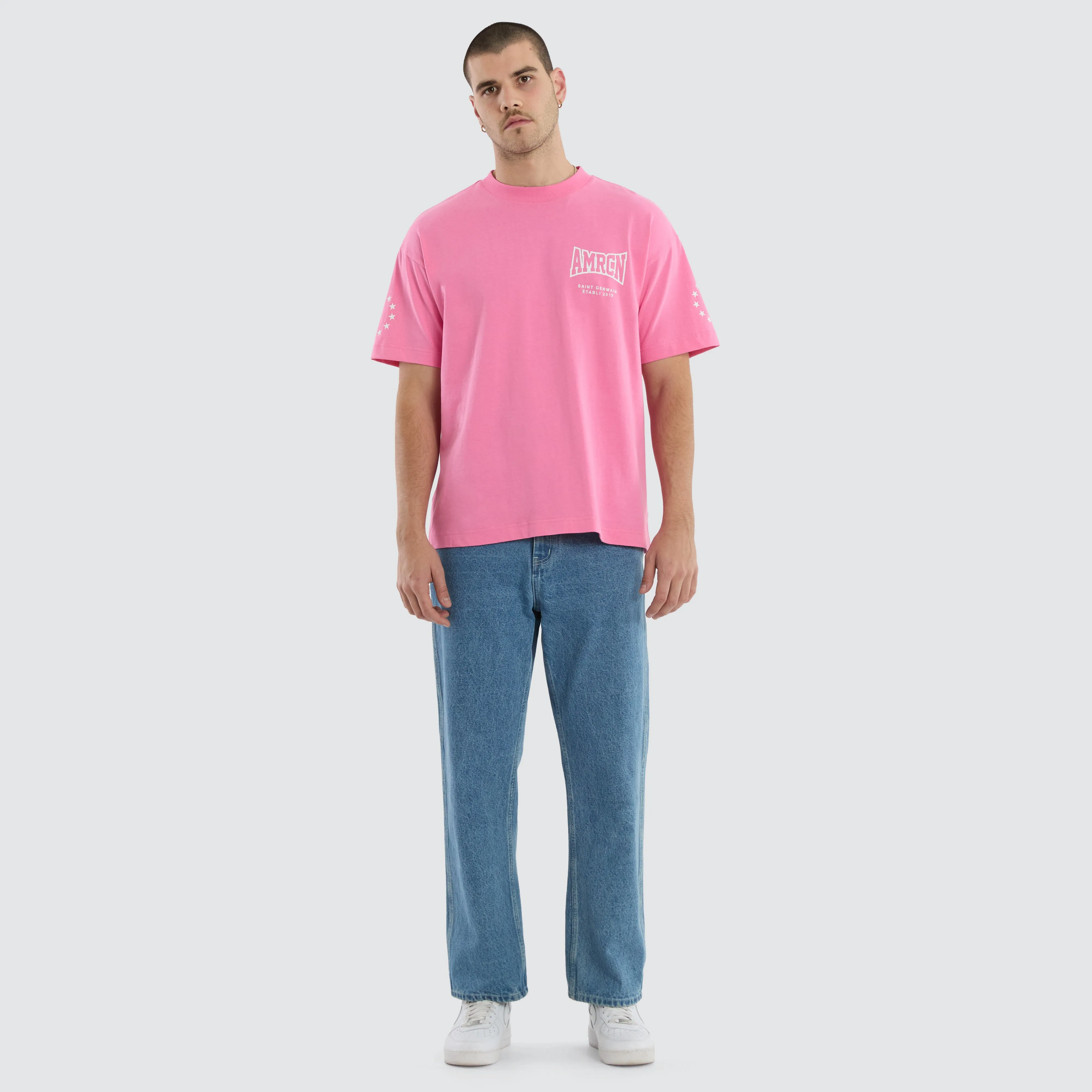 Global Heavy Tee Pink sold by Neverland product image thumbnail 2
