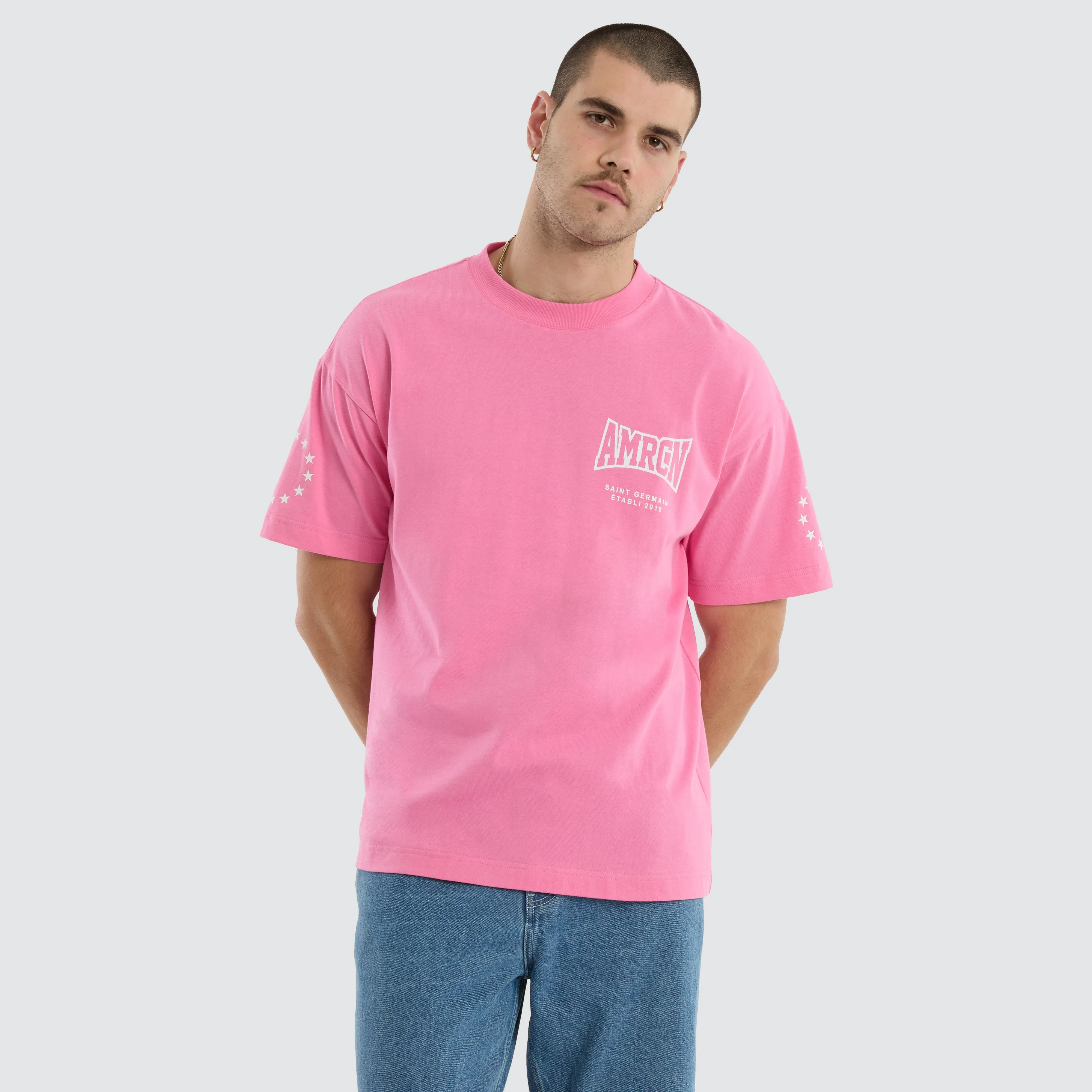 Global Heavy Tee Pink sold by Neverland product image thumbnail 3
