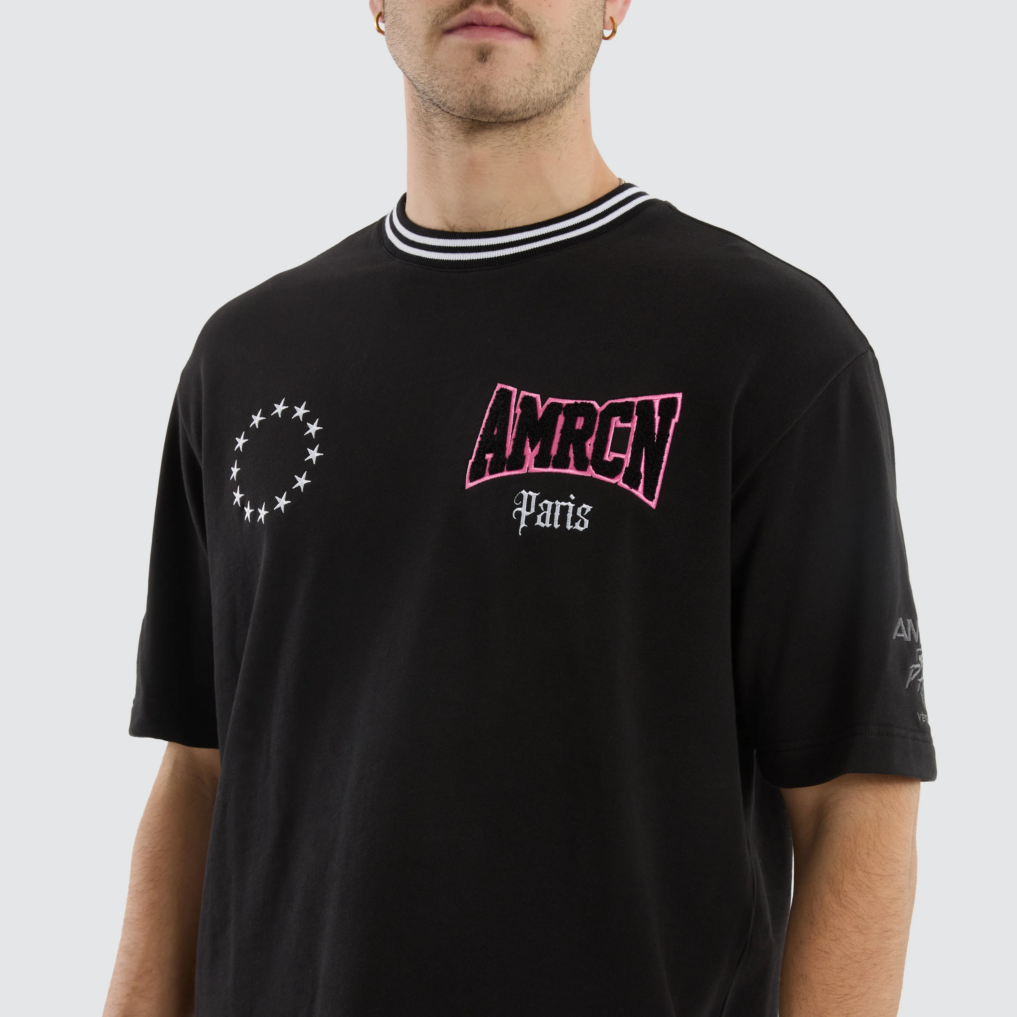 Patriot Loopback Oversized Tee Jet Black sold by Neverland product image thumbnail 5